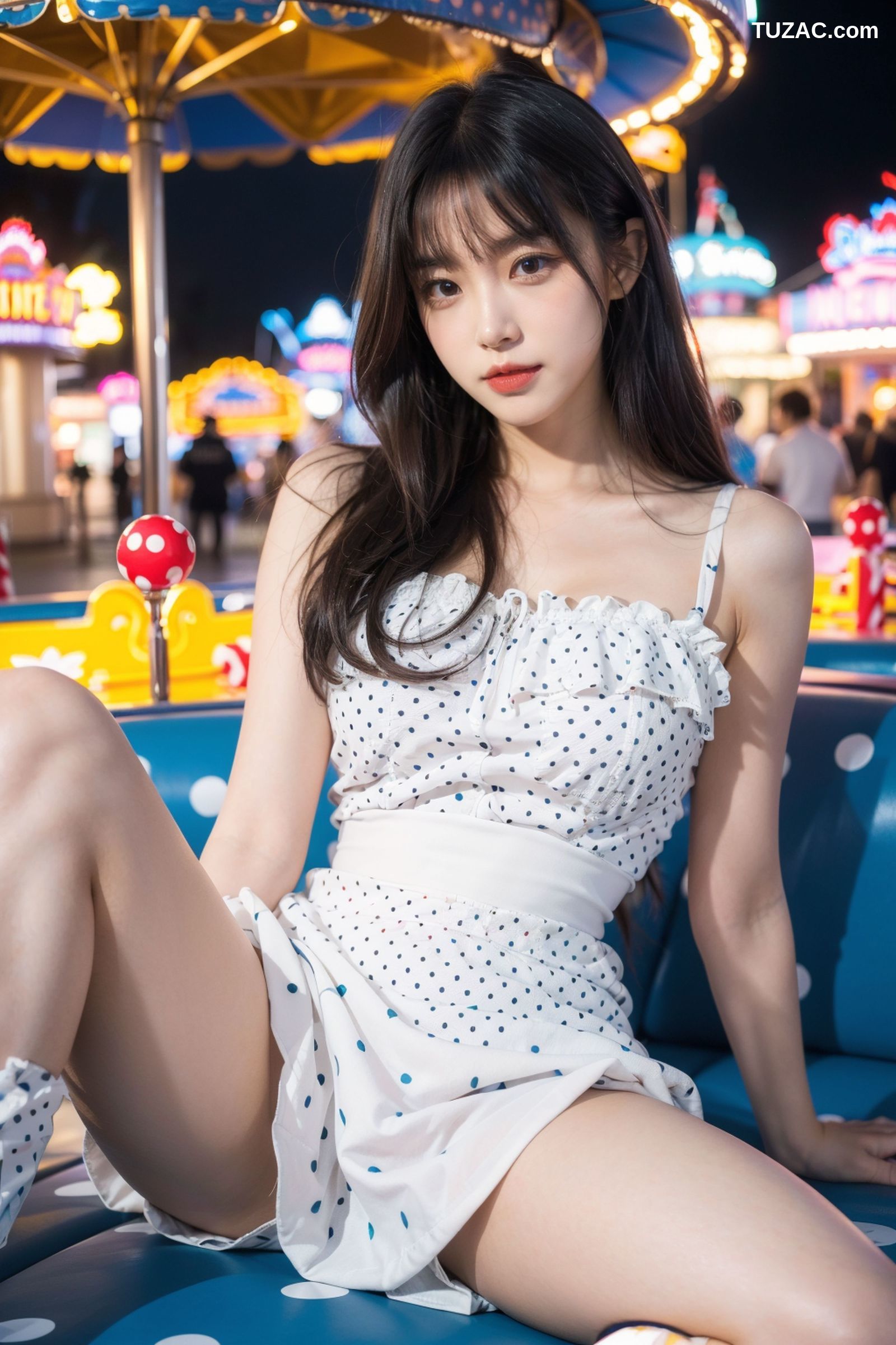 AI美女-拟实-嘉年华夜市美女-纯净版