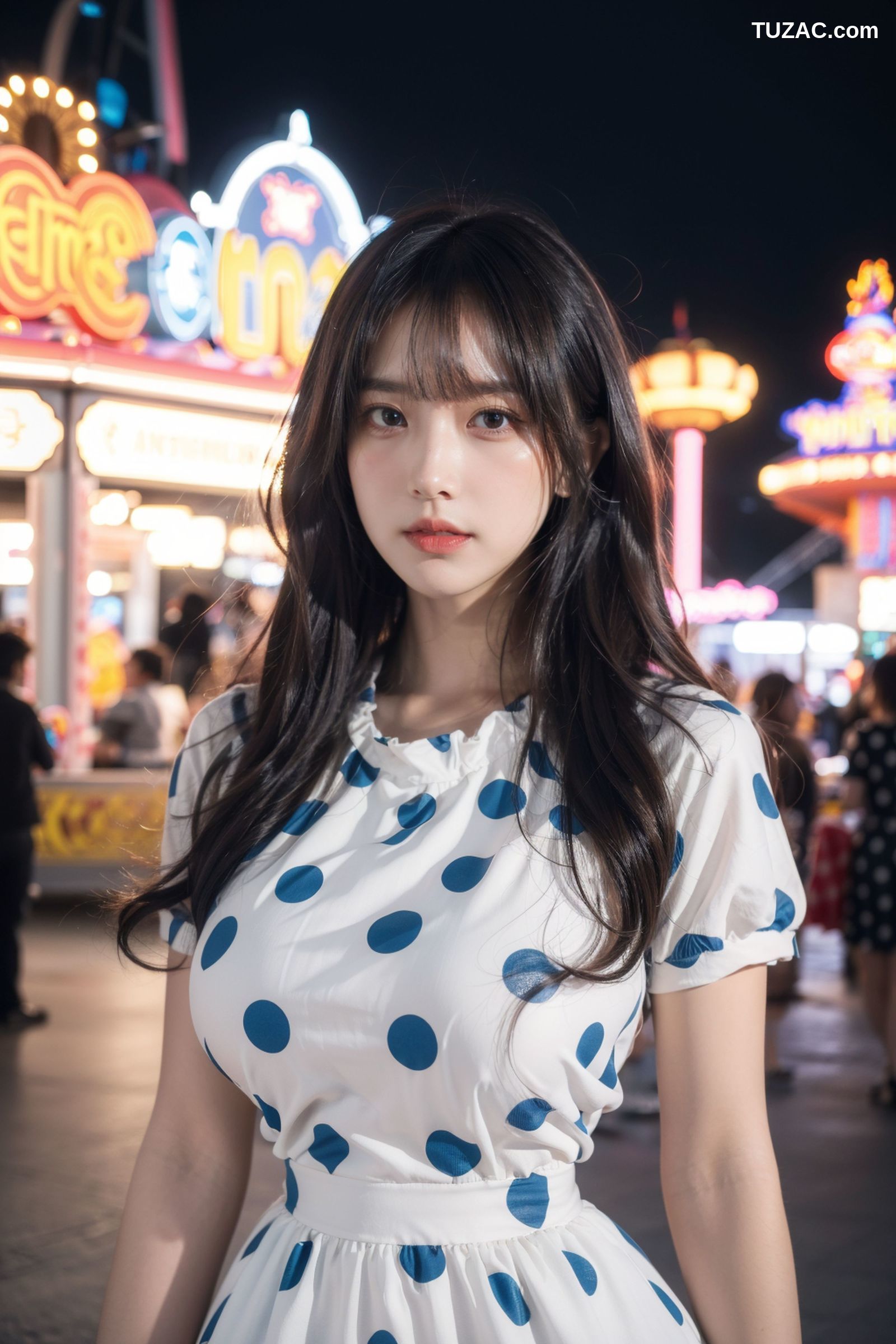 AI美女-拟实-嘉年华夜市美女-纯净版