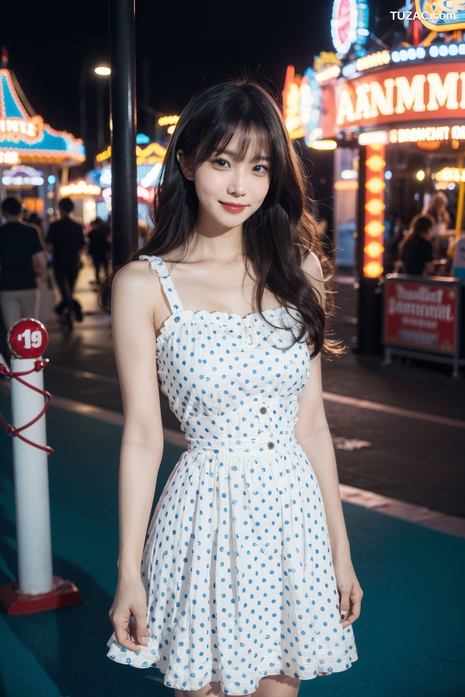 AI美女-拟实-嘉年华夜市美女-纯净版