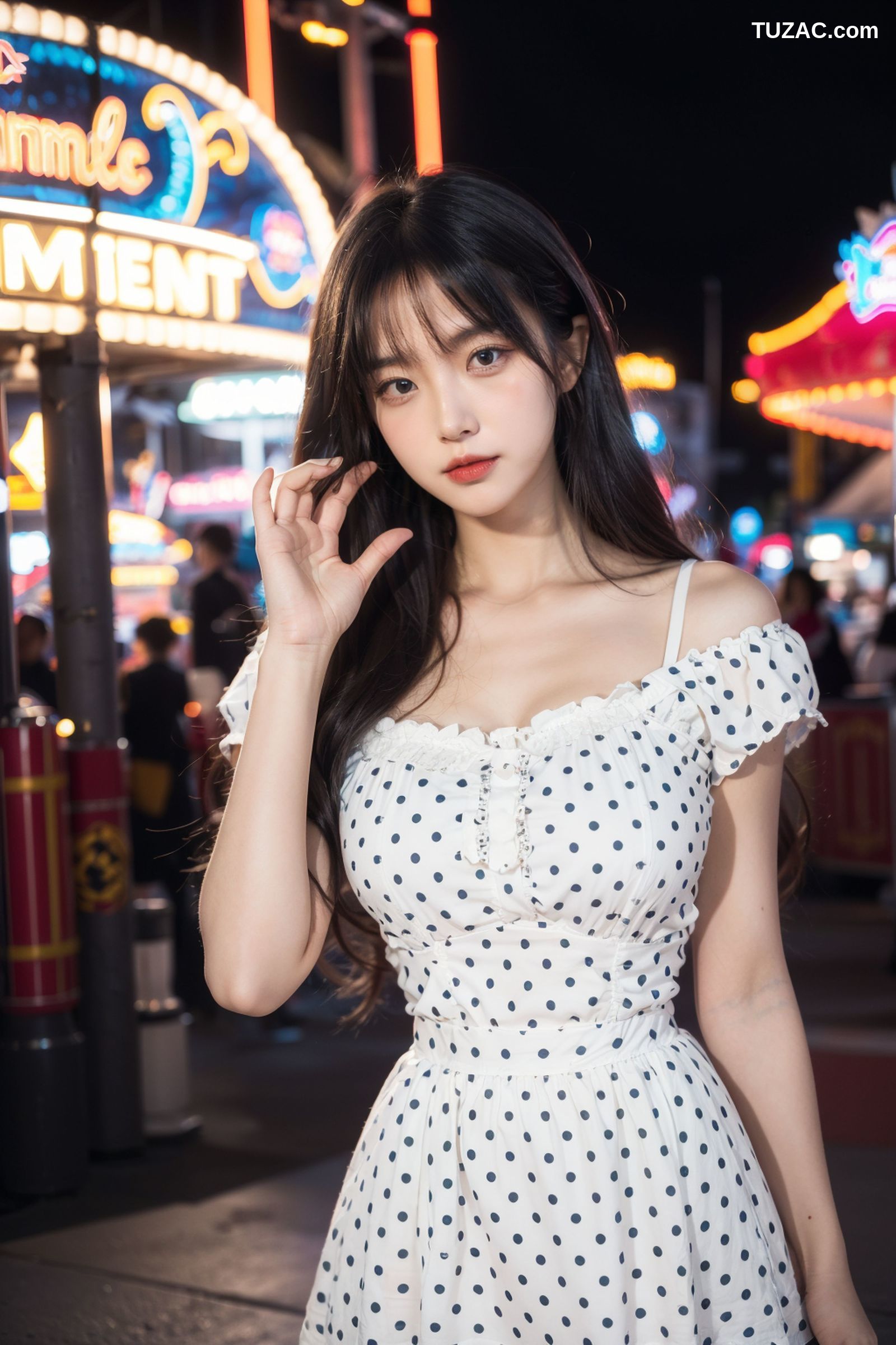 AI美女-拟实-嘉年华夜市美女-纯净版