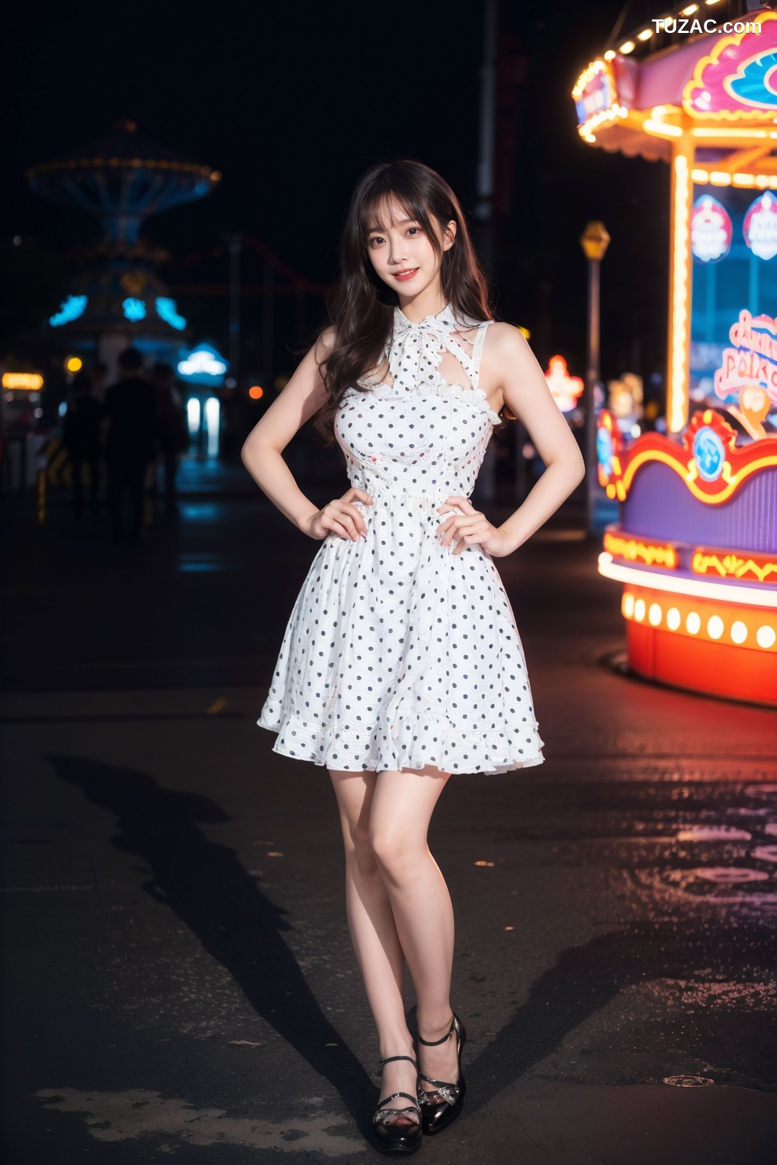 AI美女-拟实-嘉年华夜市美女-纯净版