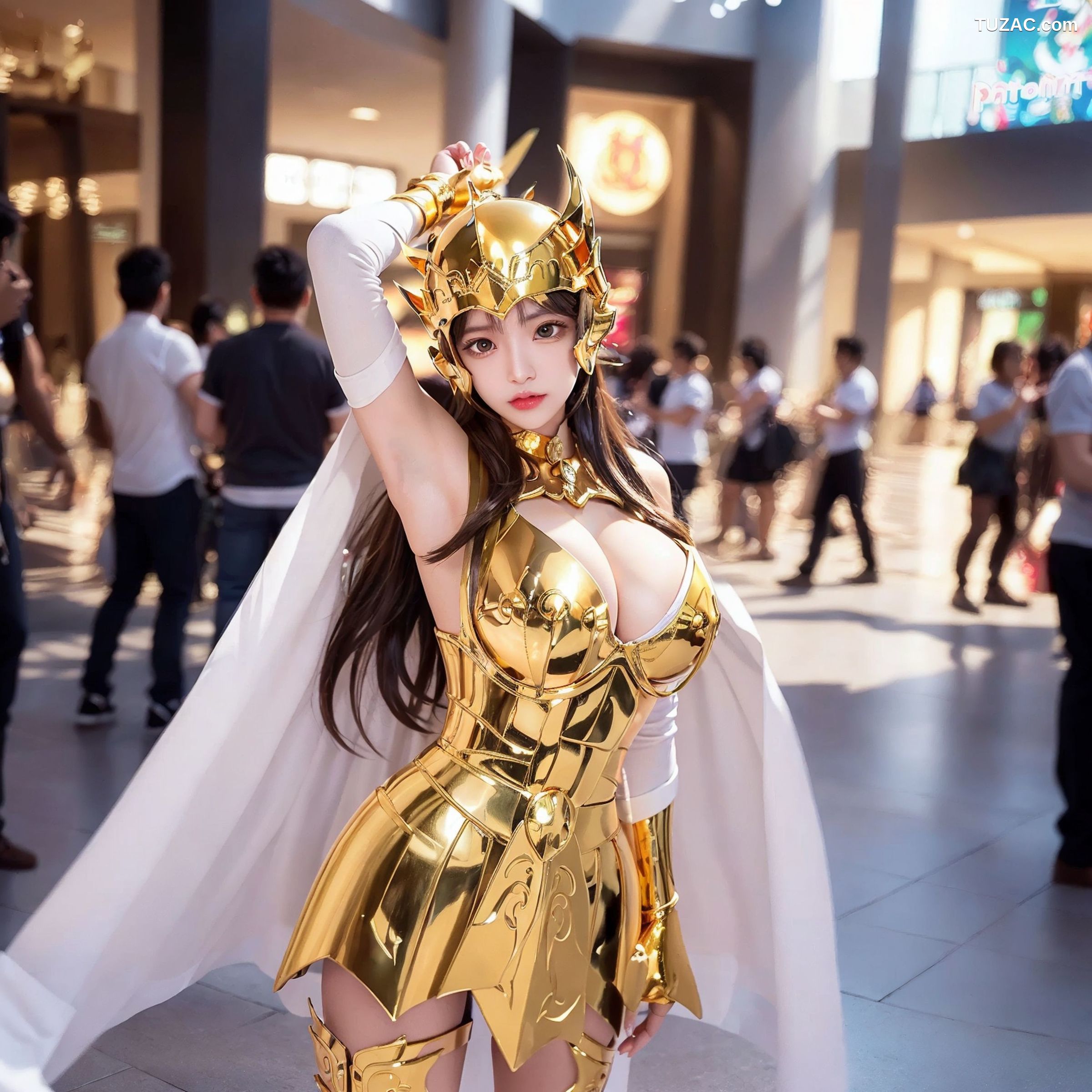 AI美女-拟实-圣斗士的雅典娜女神