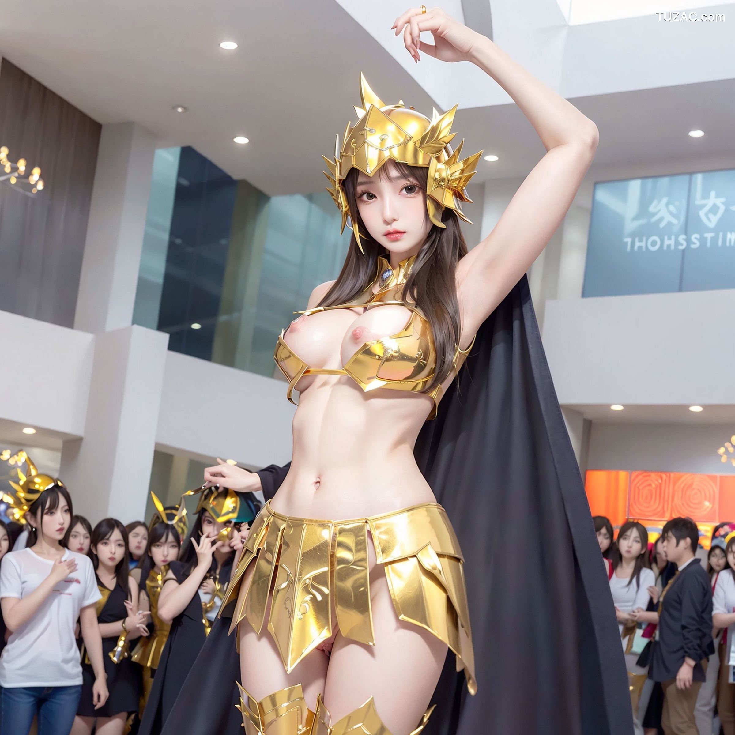 AI美女-拟实-圣斗士的雅典娜女神
