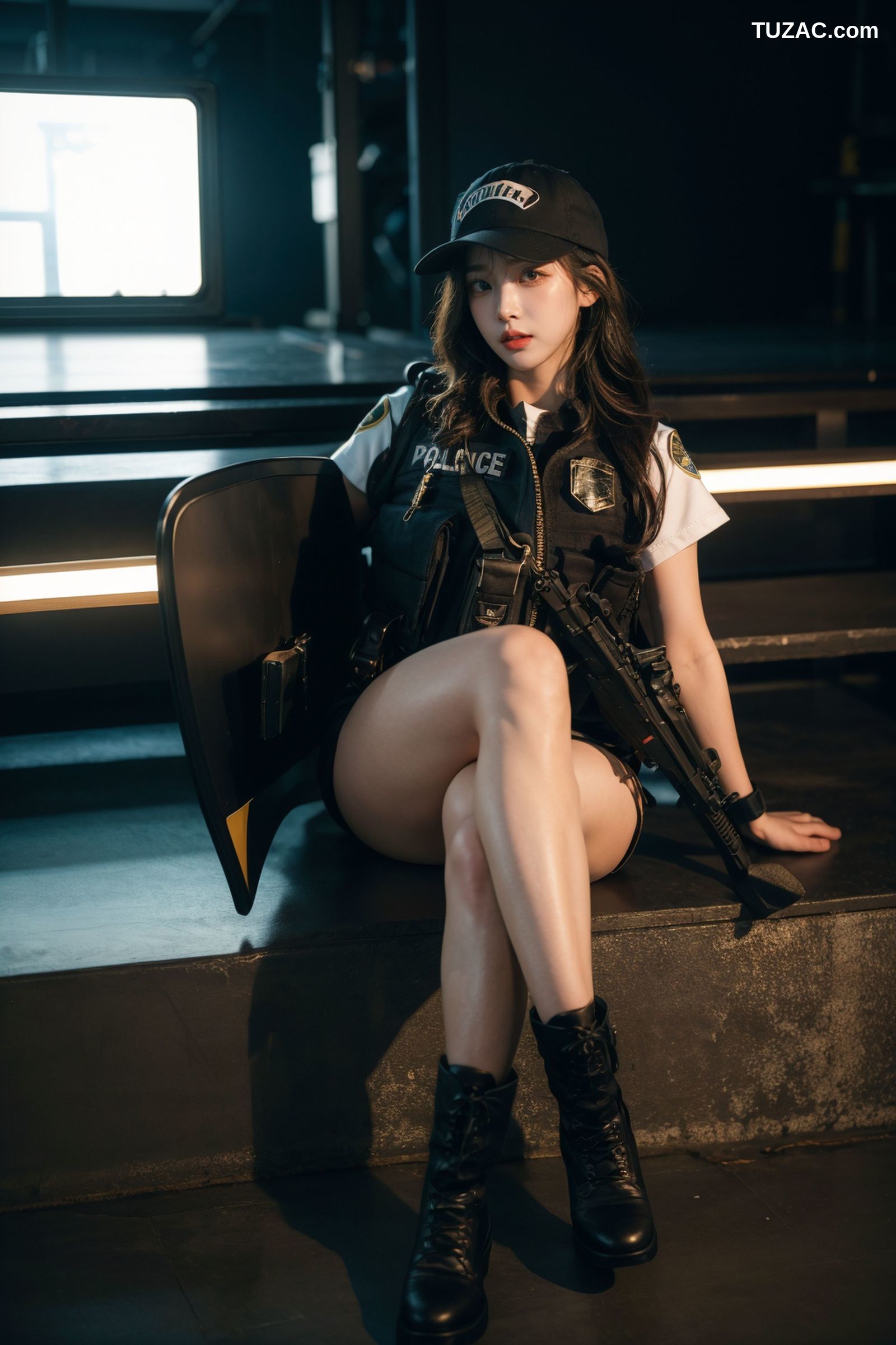 AI美女-拟实-女特警-18禁