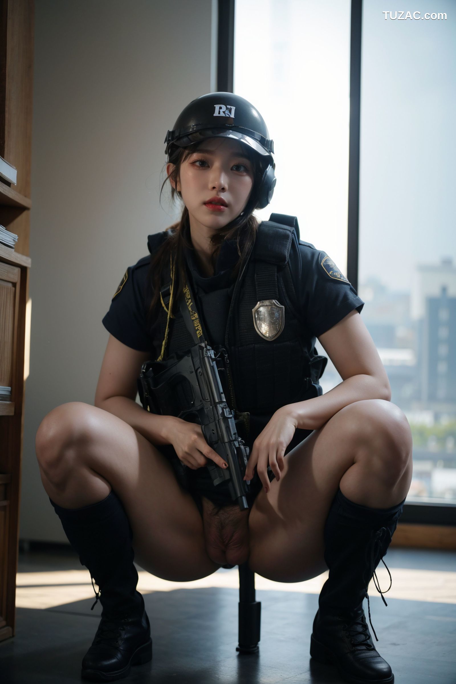 AI美女-拟实-女特警-18禁