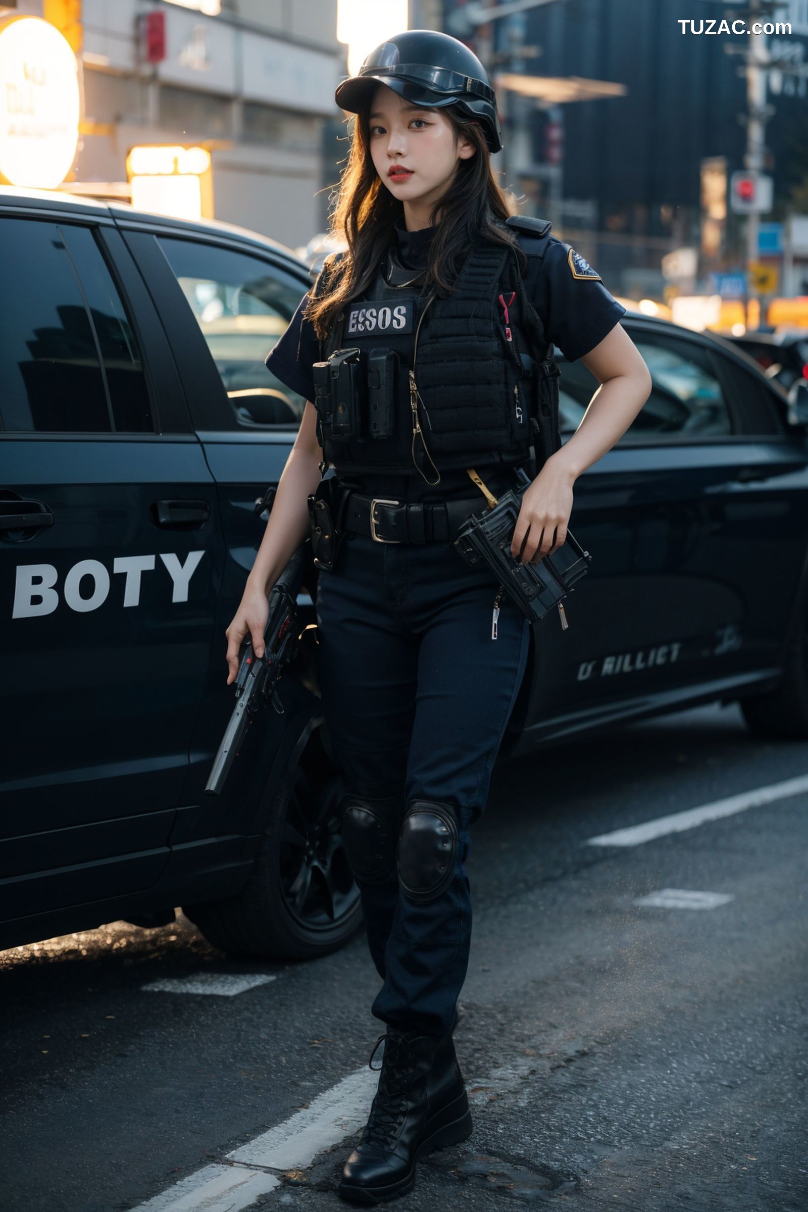 AI美女-拟实-女特警-纯净版