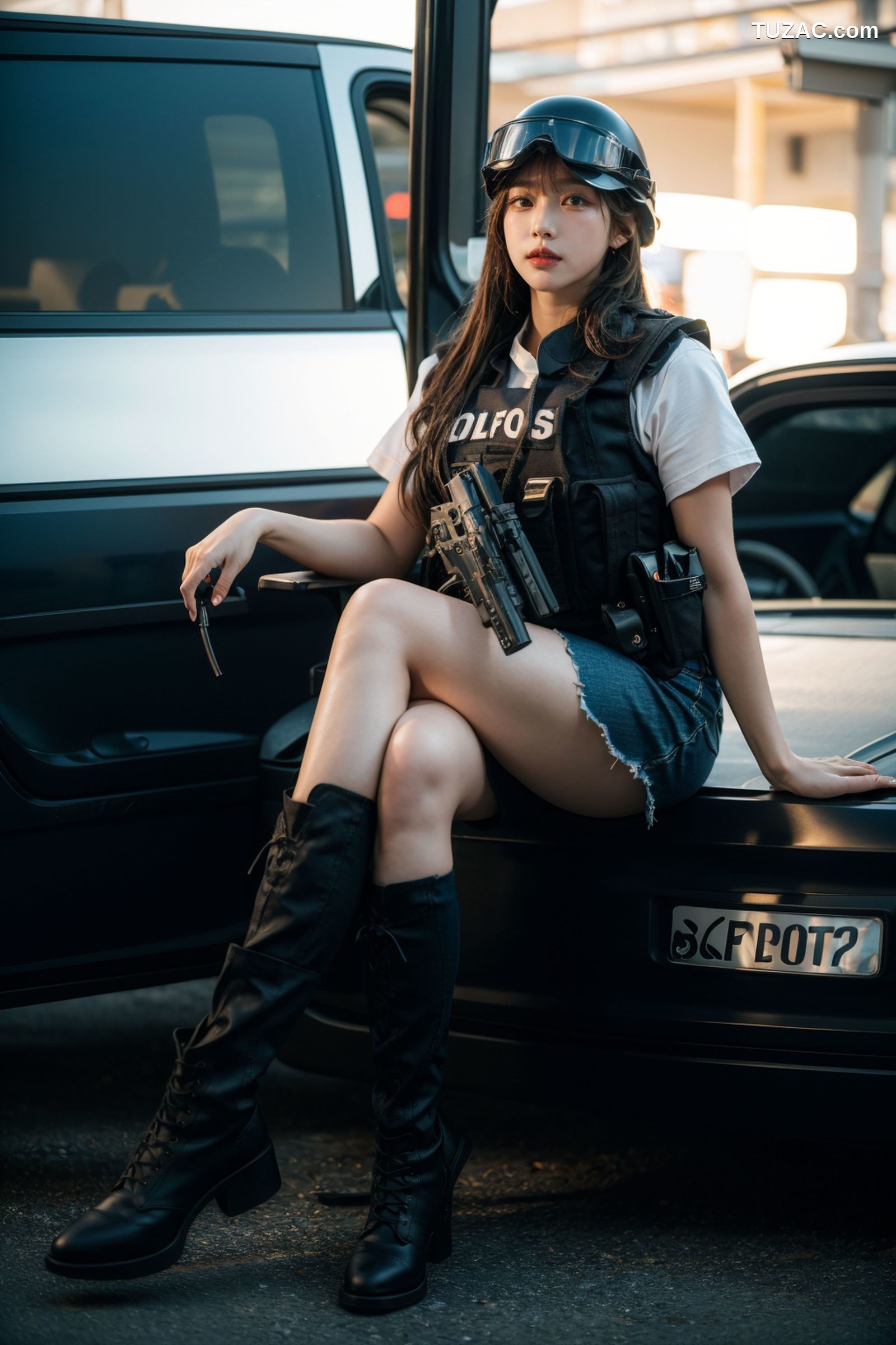 AI美女-拟实-女特警-纯净版