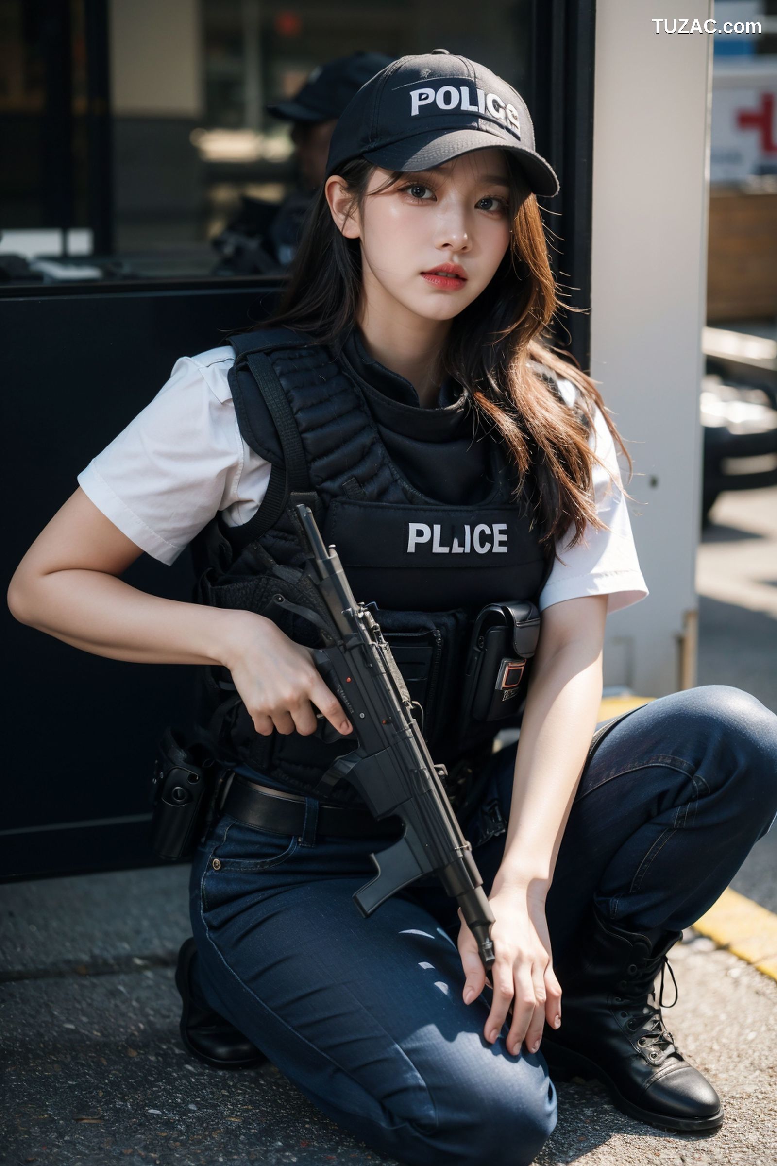 AI美女-拟实-女特警-纯净版