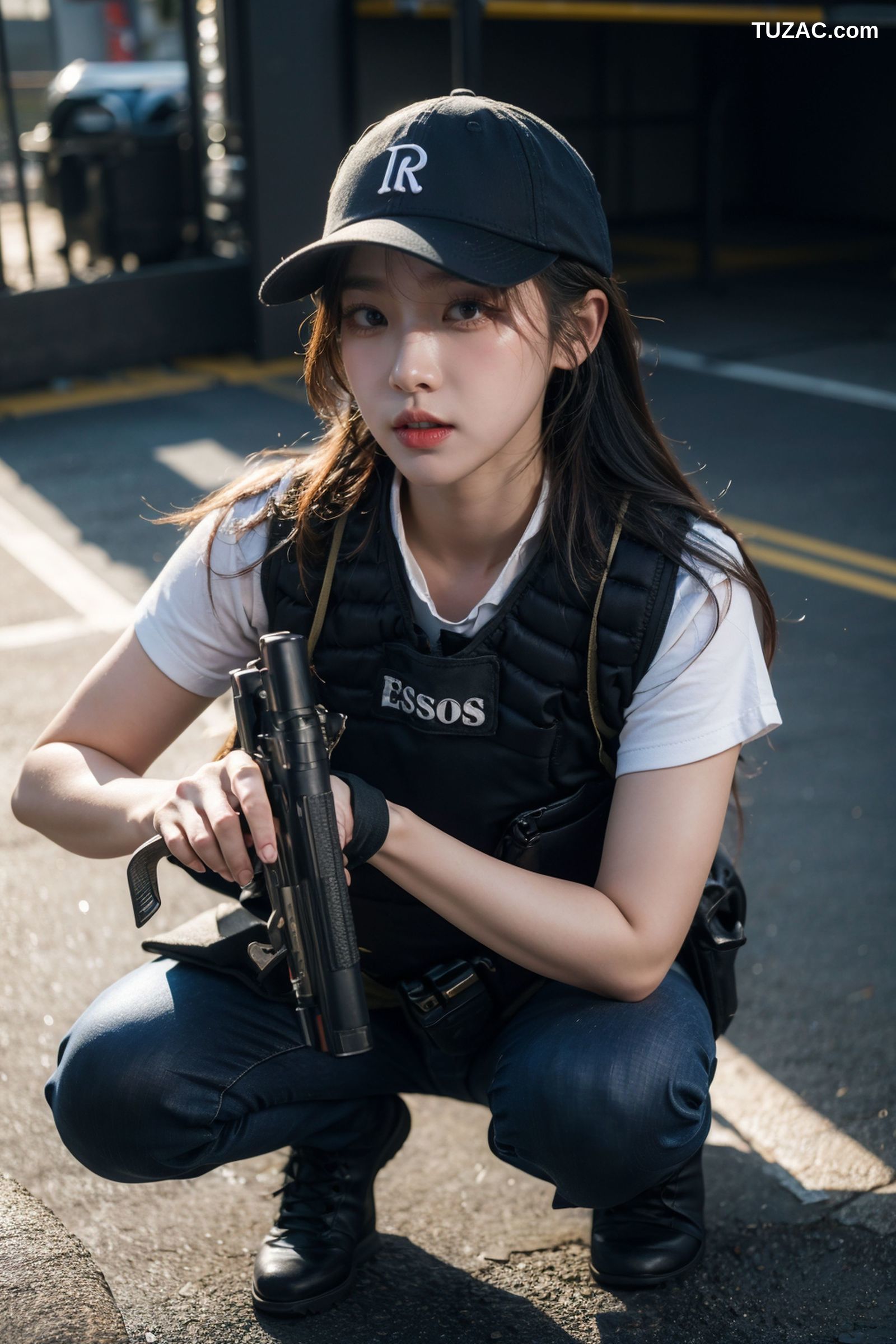 AI美女-拟实-女特警-纯净版