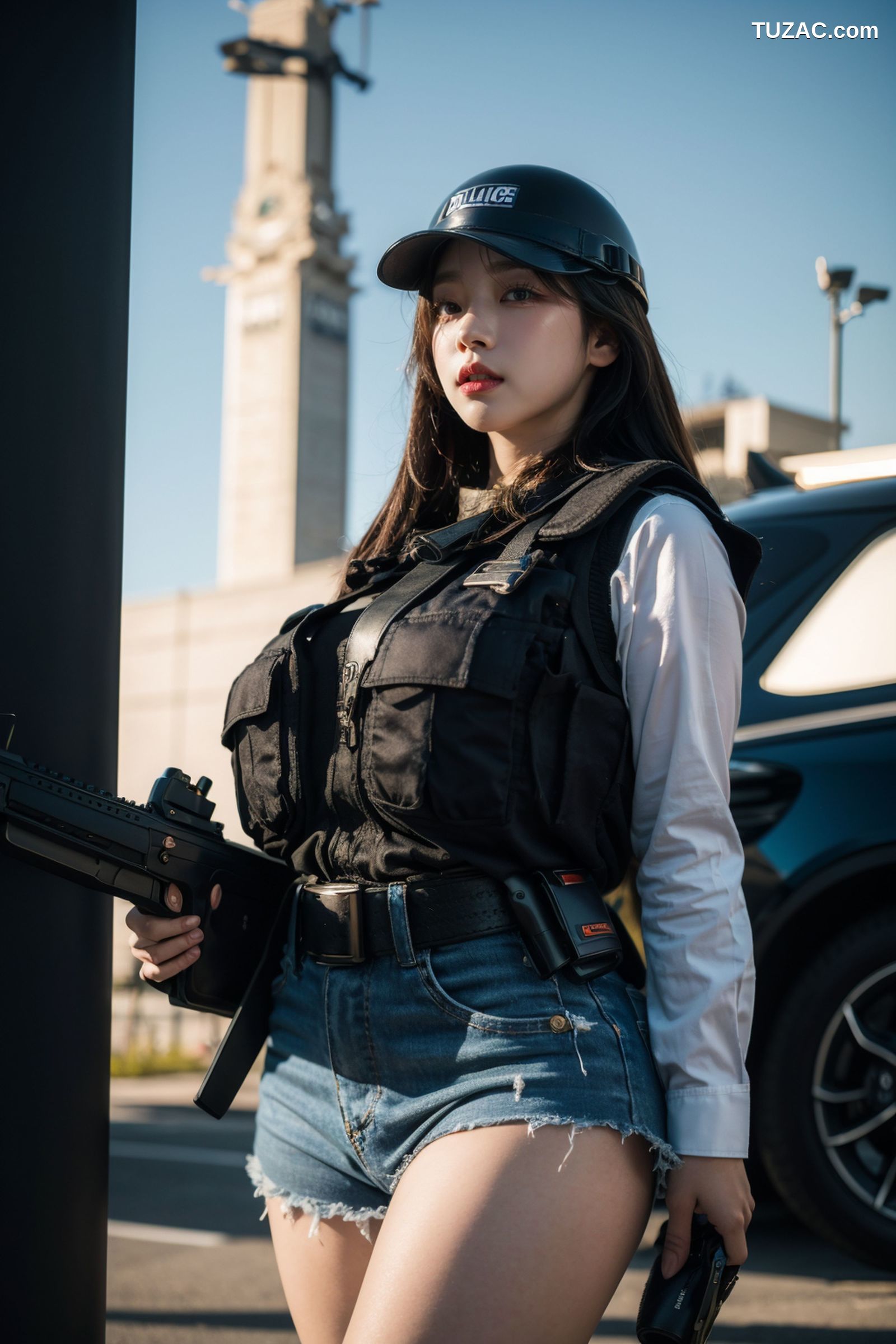 AI美女-拟实-女特警-纯净版