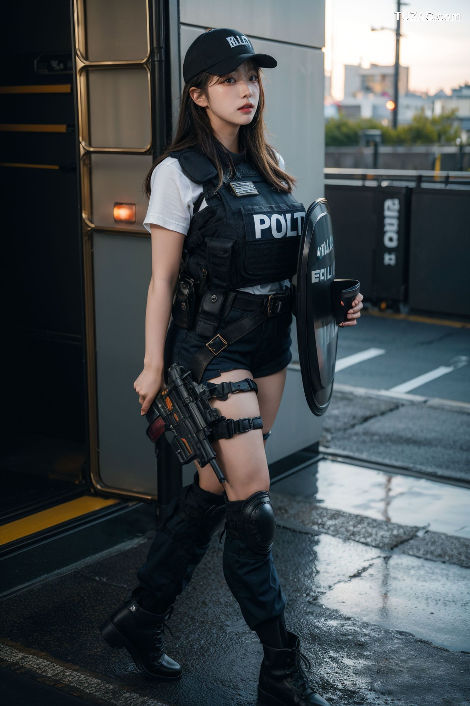 AI美女-拟实-女特警-纯净版