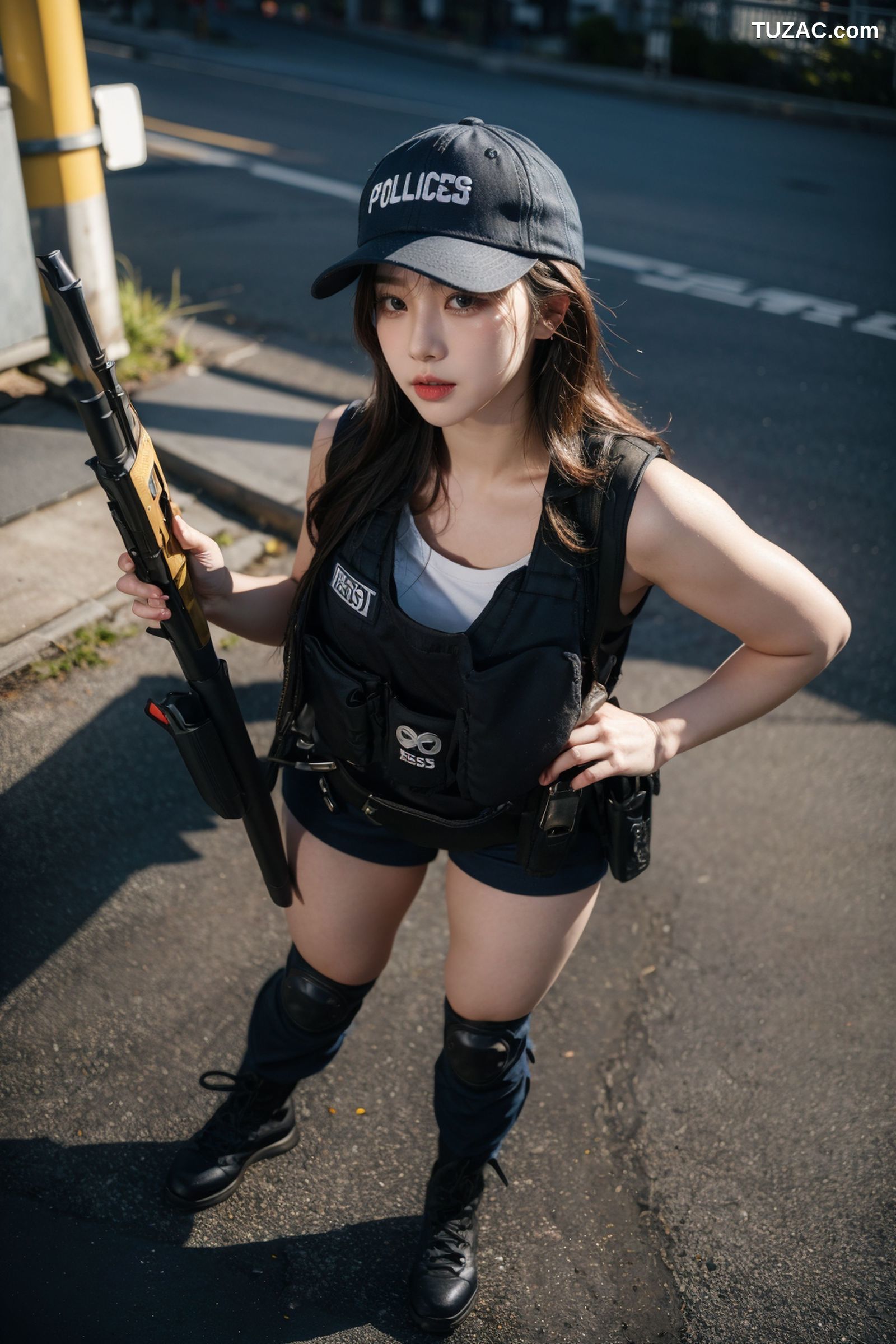 AI美女-拟实-女特警-纯净版