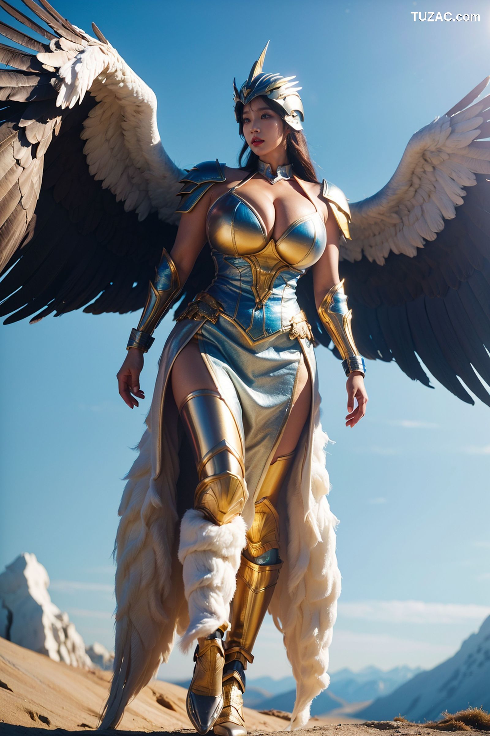 AI美女-拟实-巨乳战甲天使