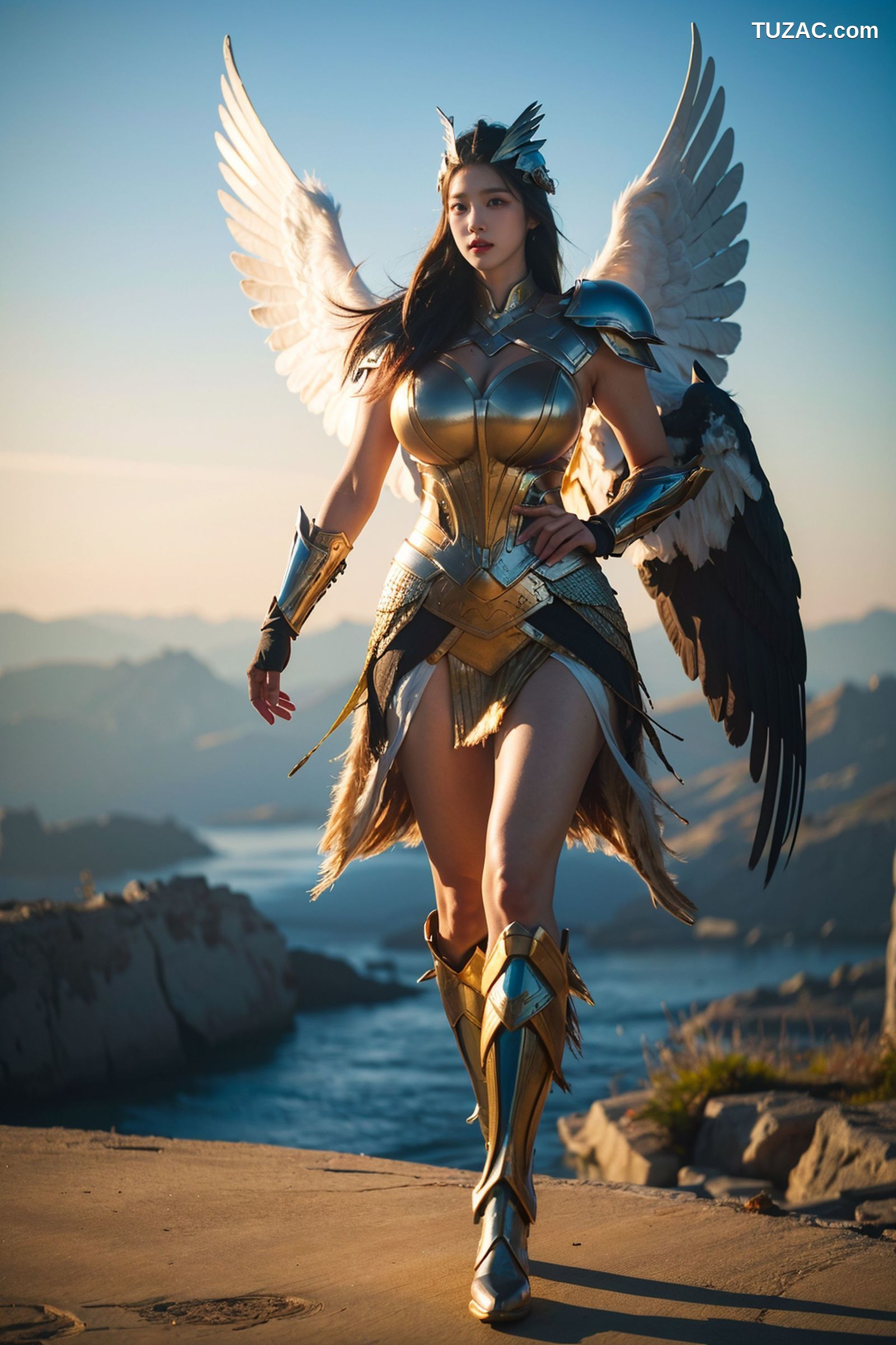 AI美女-拟实-巨乳战甲天使