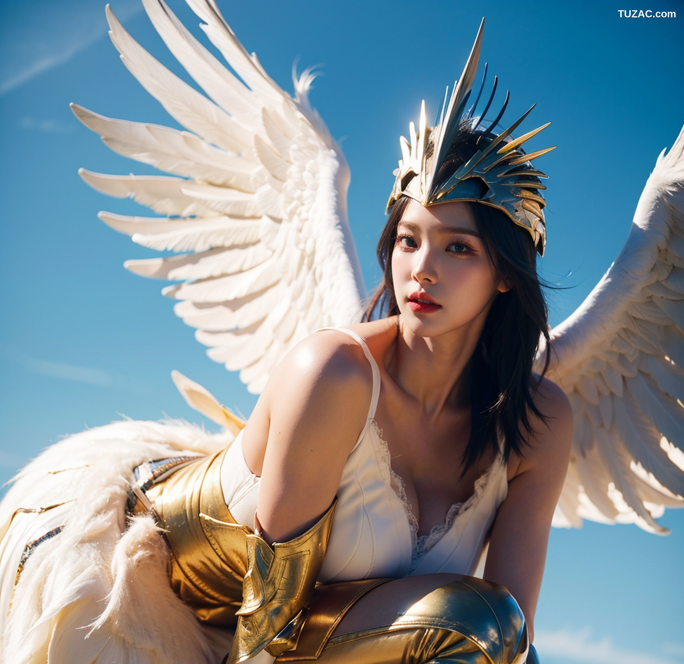 AI美女-拟实-巨乳战甲天使