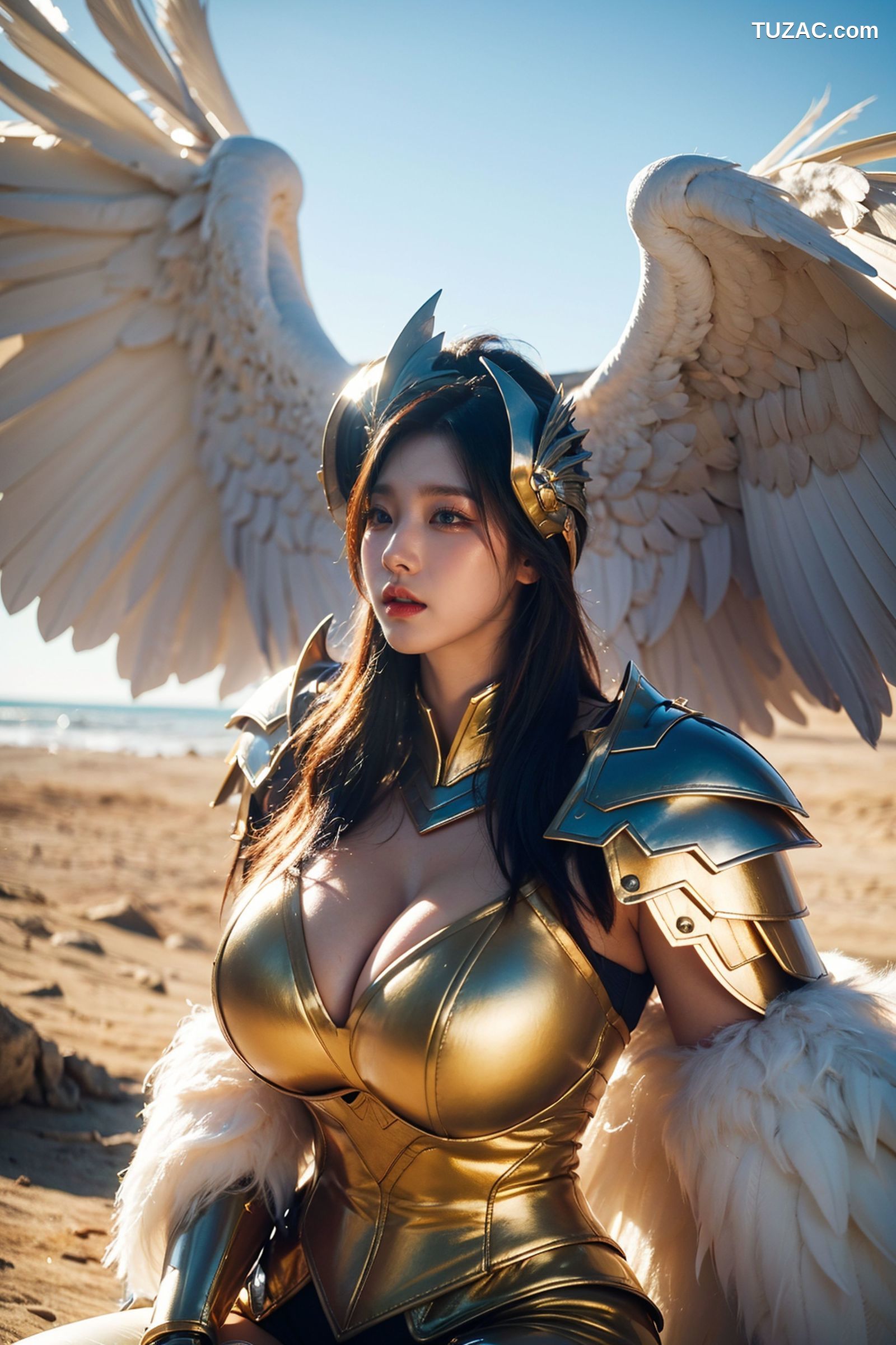 AI美女-拟实-巨乳战甲天使