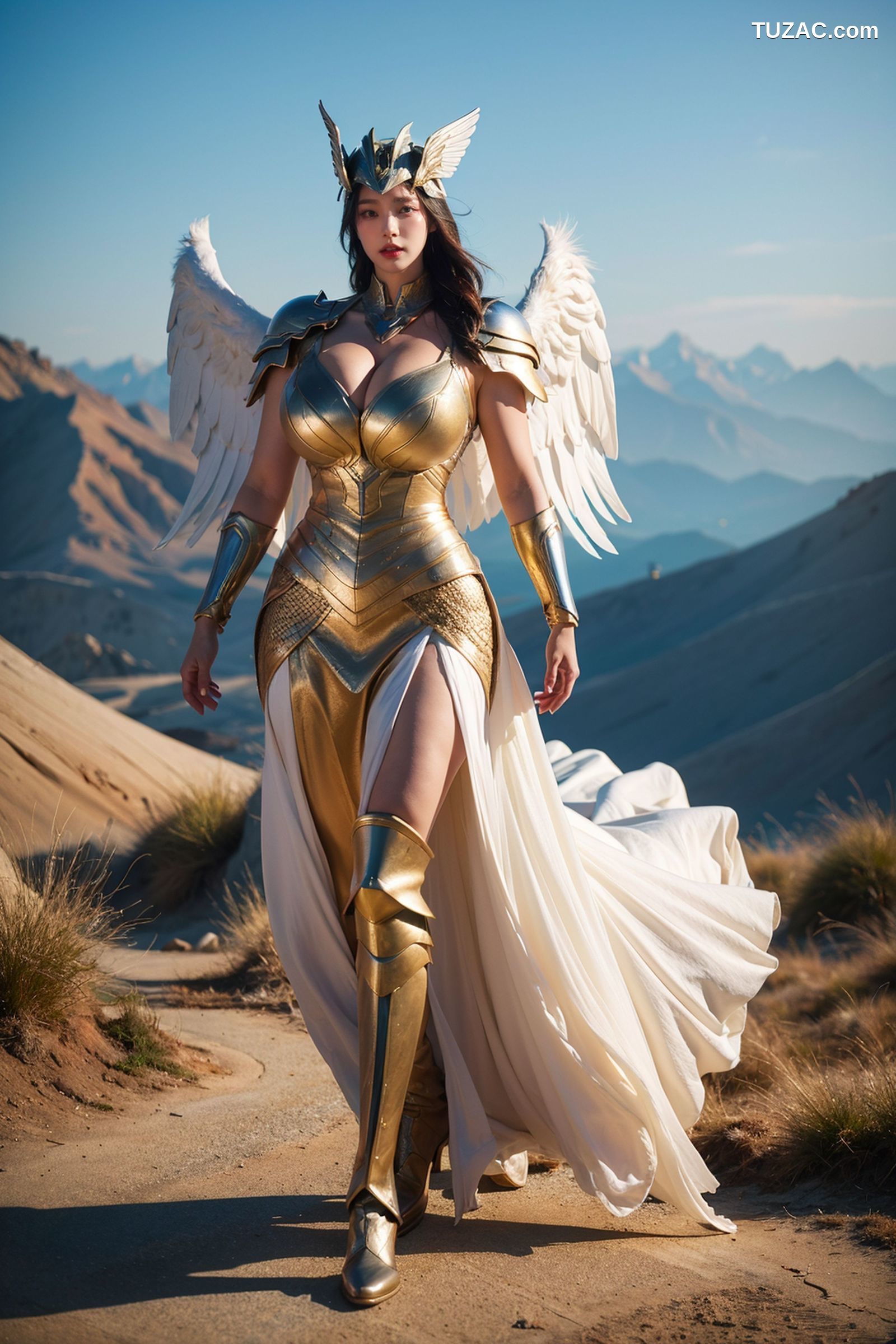 AI美女-拟实-巨乳战甲天使