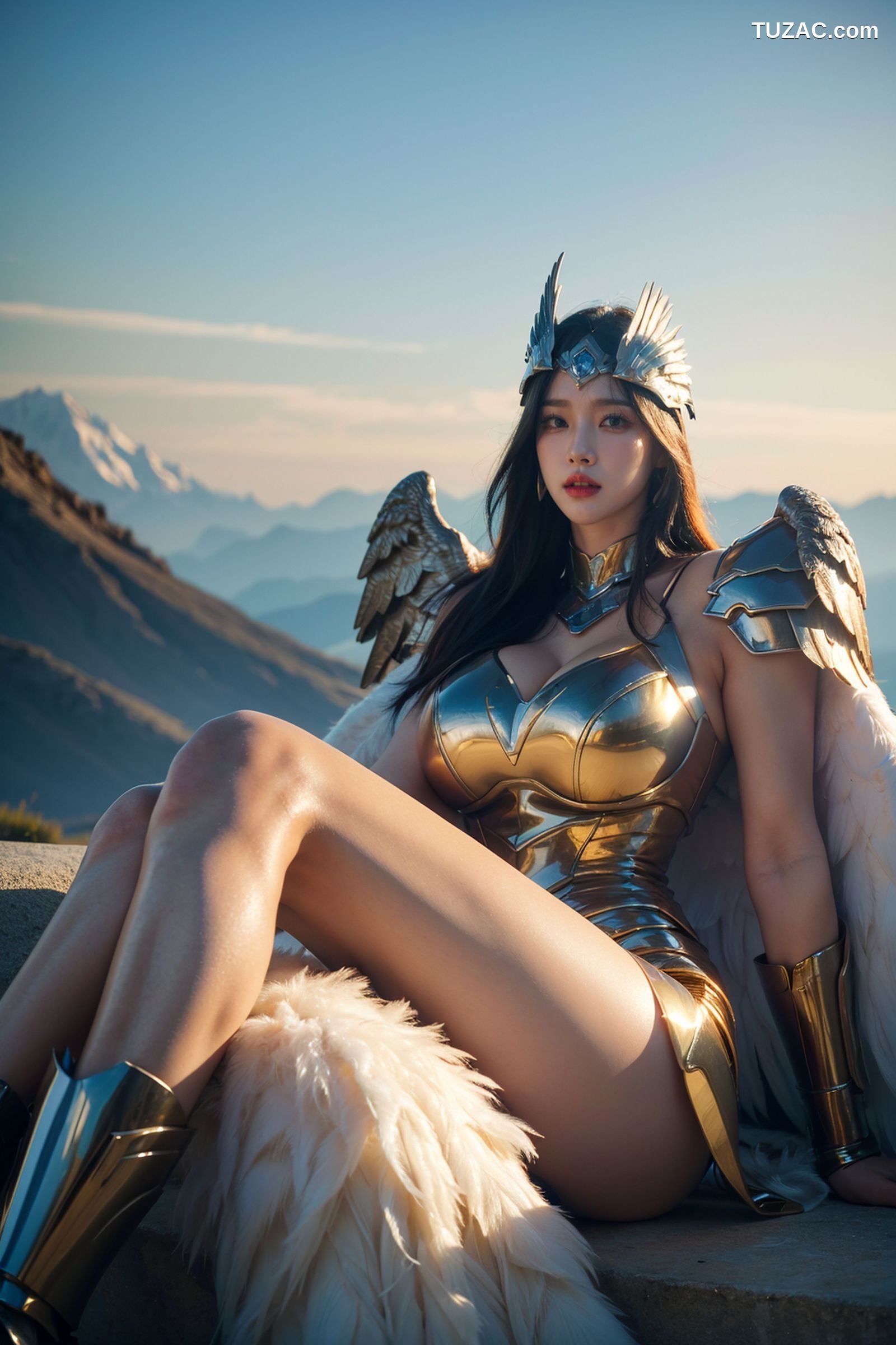 AI美女-拟实-巨乳战甲天使