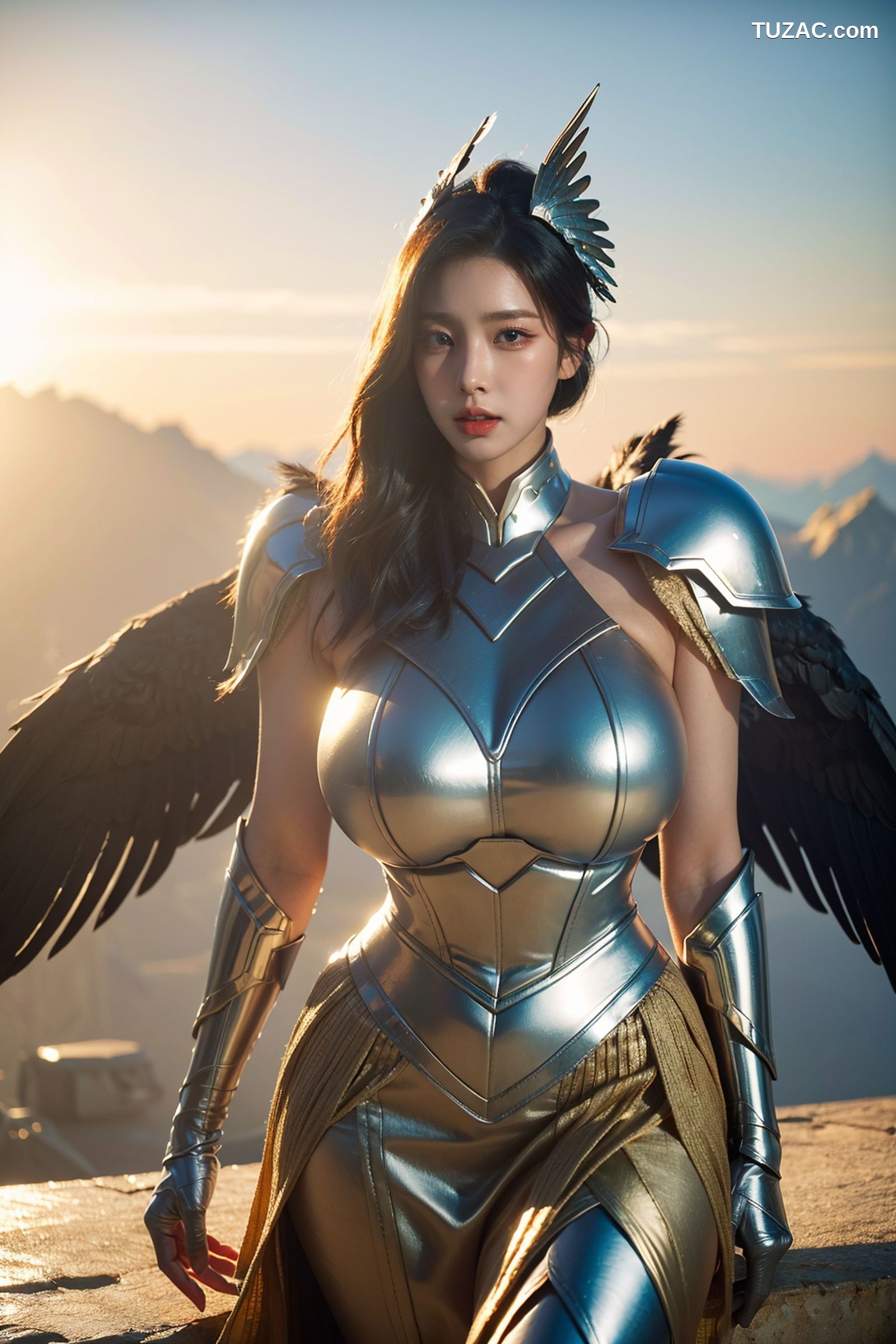 AI美女-拟实-巨乳战甲天使