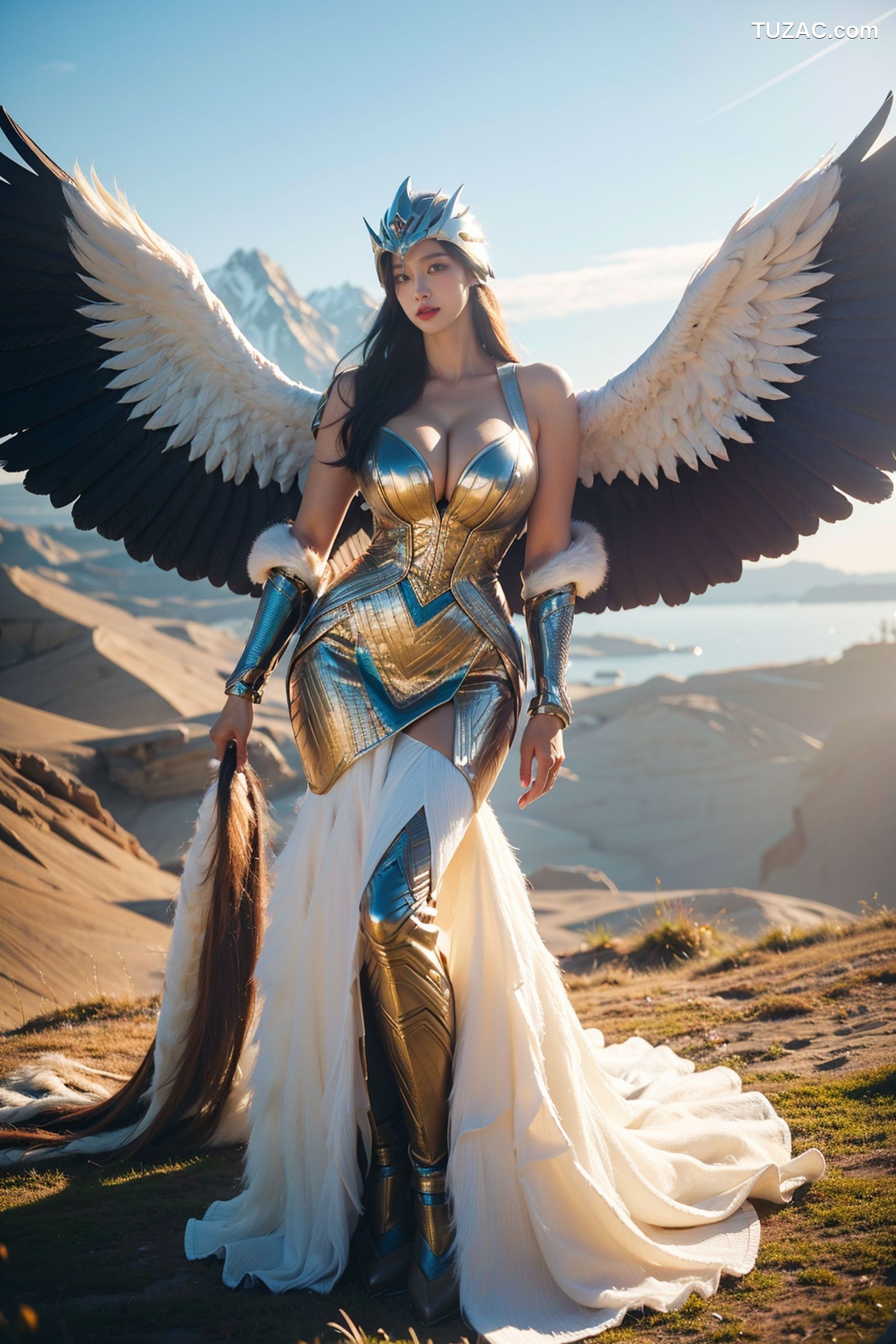 AI美女-拟实-巨乳战甲天使