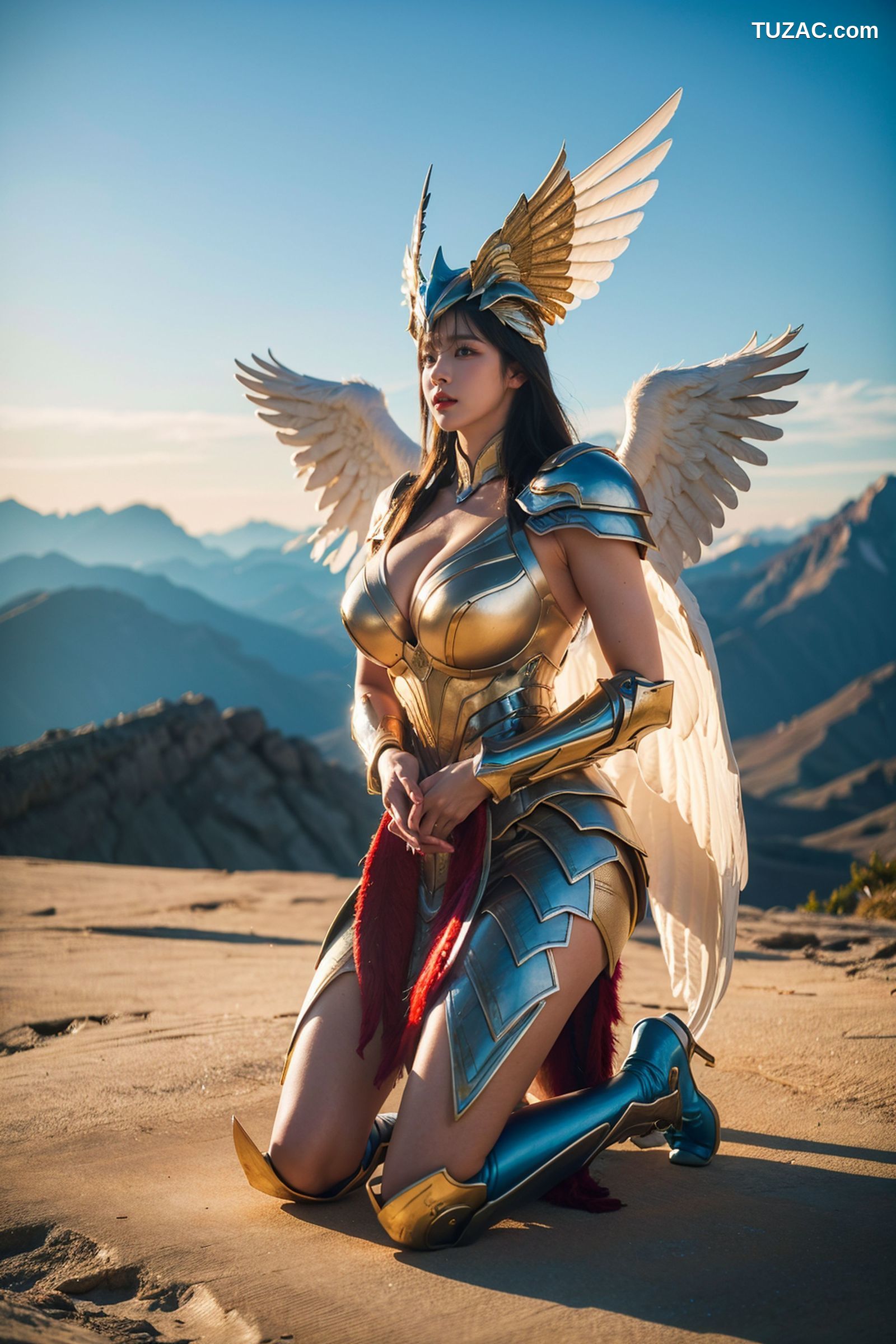 AI美女-拟实-巨乳战甲天使