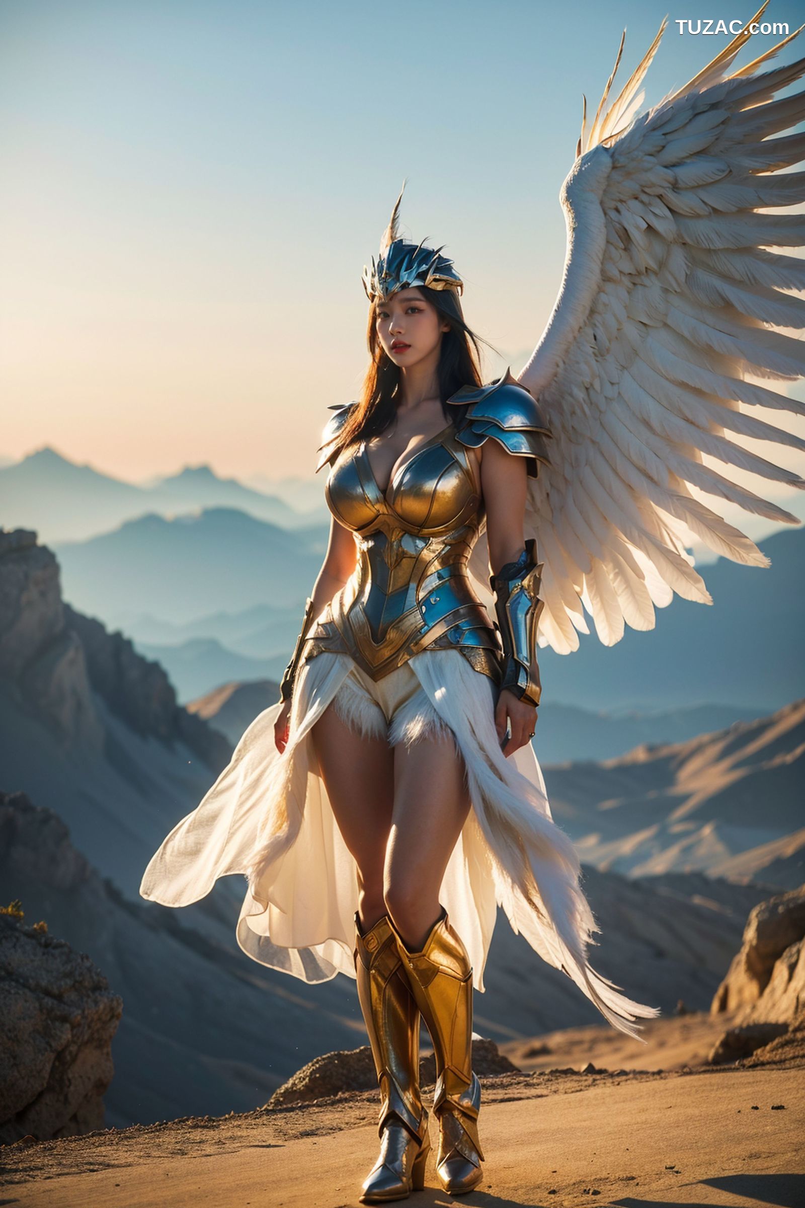 AI美女-拟实-巨乳战甲天使