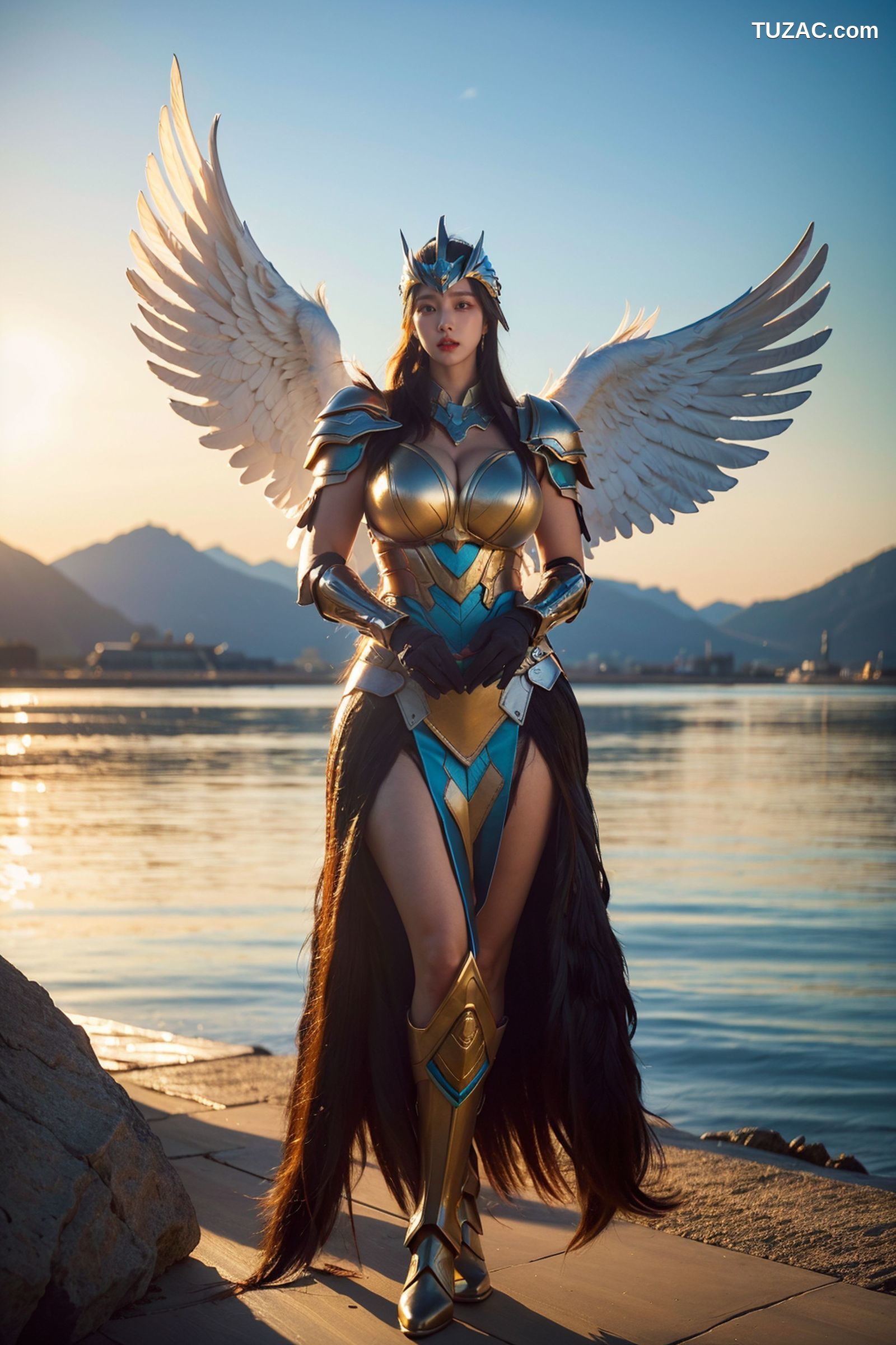 AI美女-拟实-巨乳战甲天使