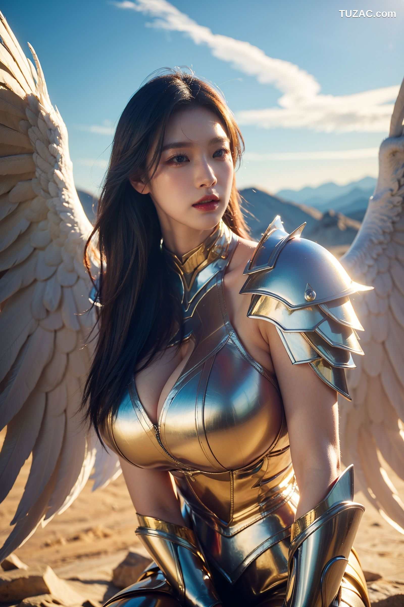 AI美女-拟实-巨乳战甲天使