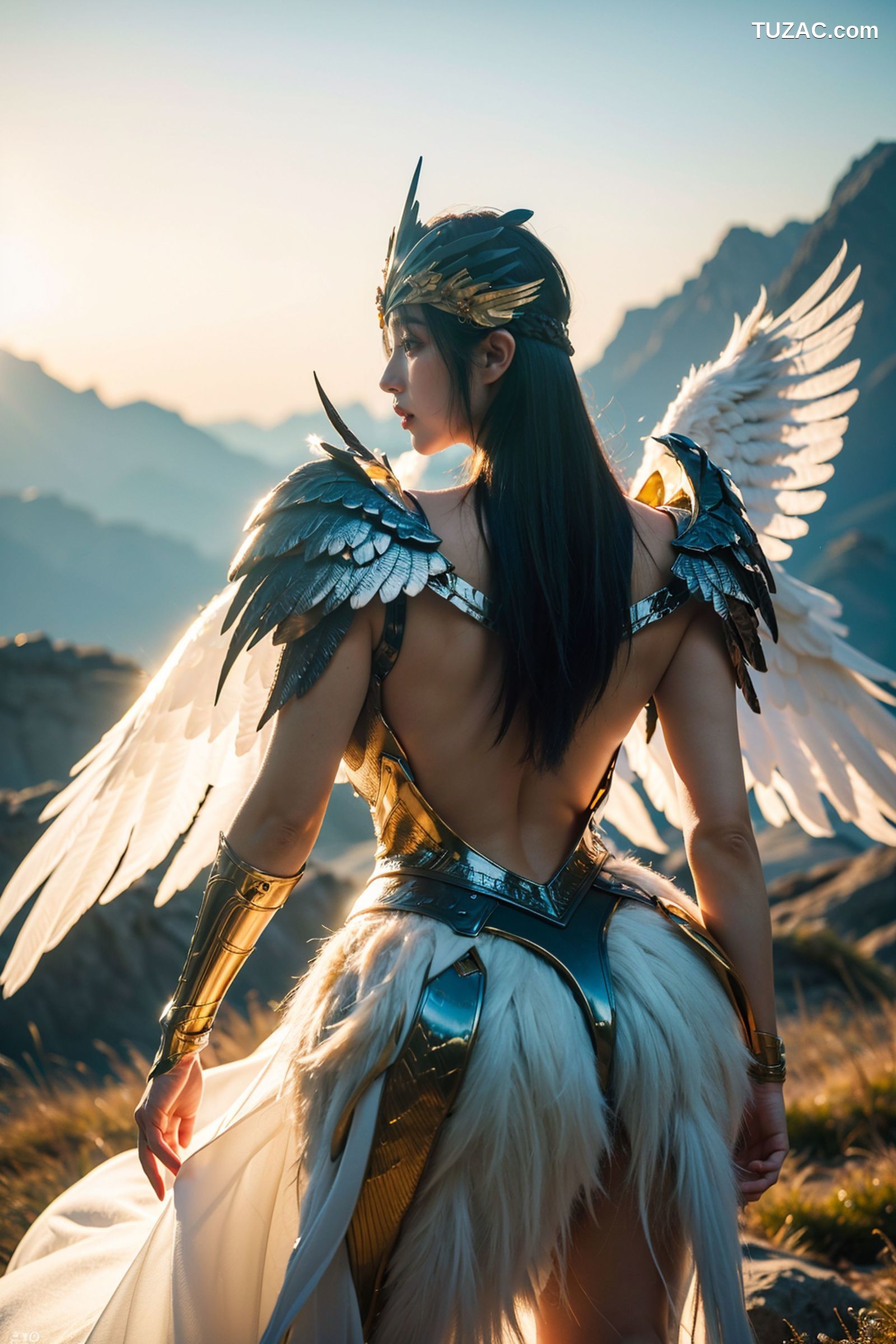 AI美女-拟实-巨乳战甲天使