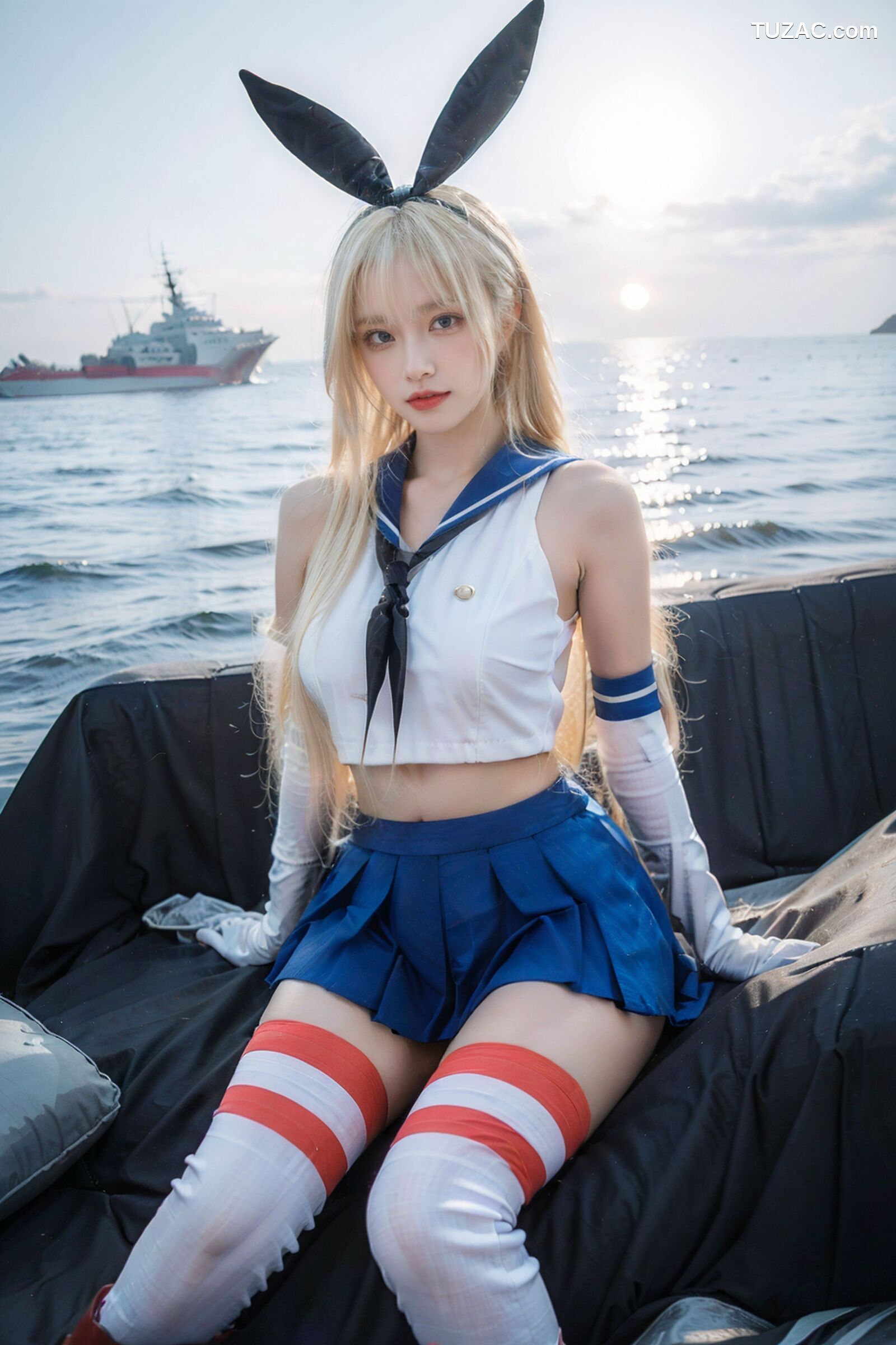 AI美女-拟实-水手服兔女郎军舰