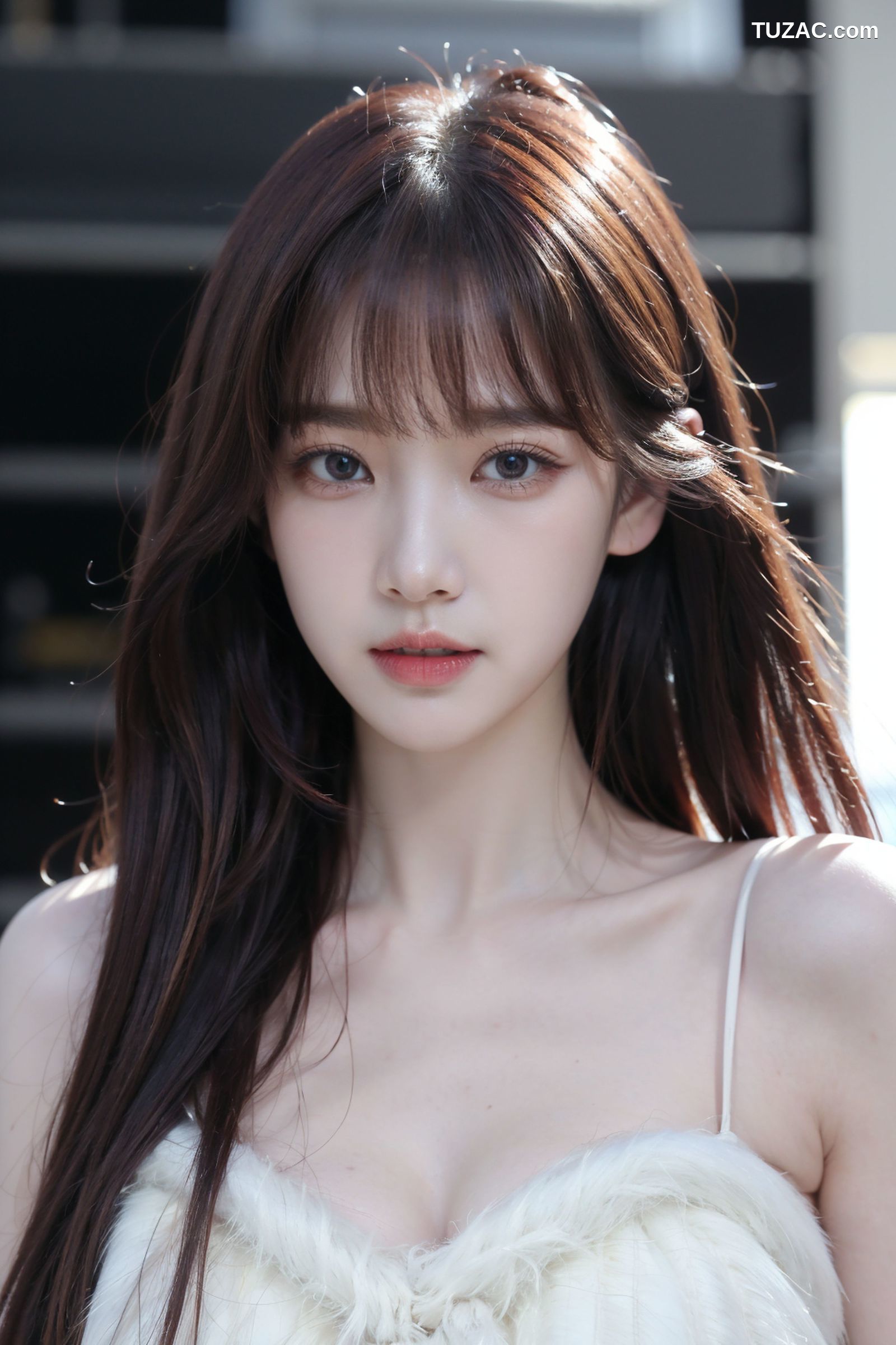 AI美女-拟实-粉白色情趣服-18禁