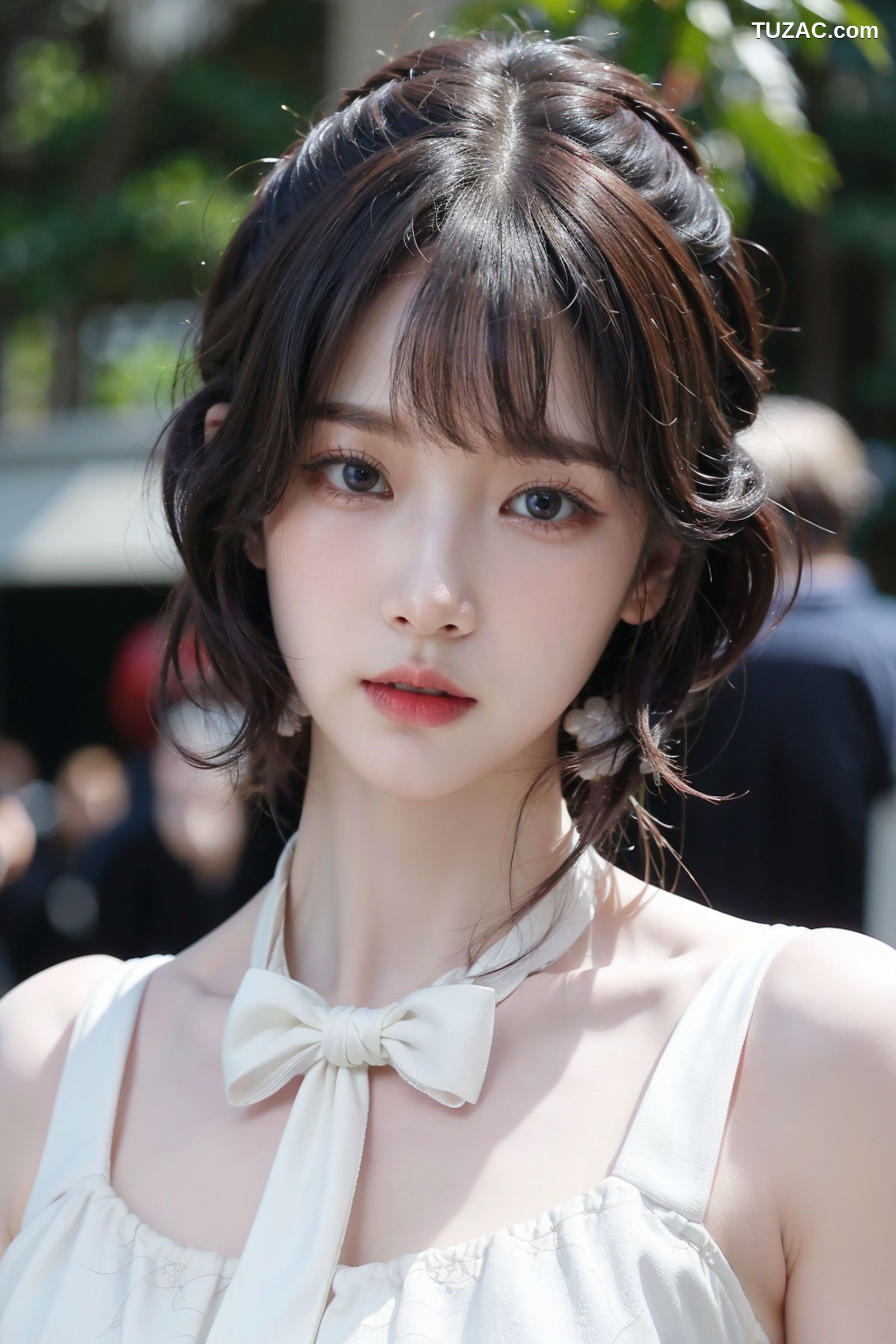 AI美女-拟实-粉白色情趣服-18禁