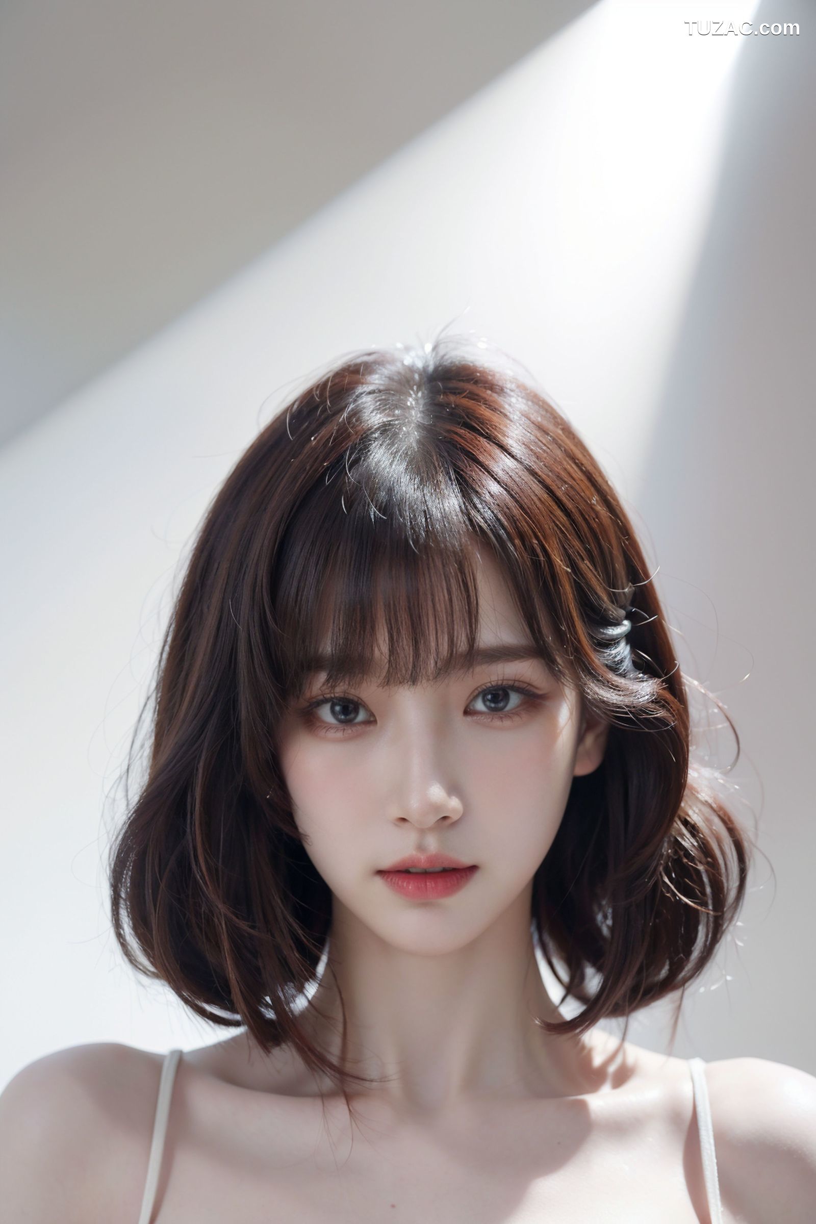 AI美女-拟实-粉白色情趣服-18禁