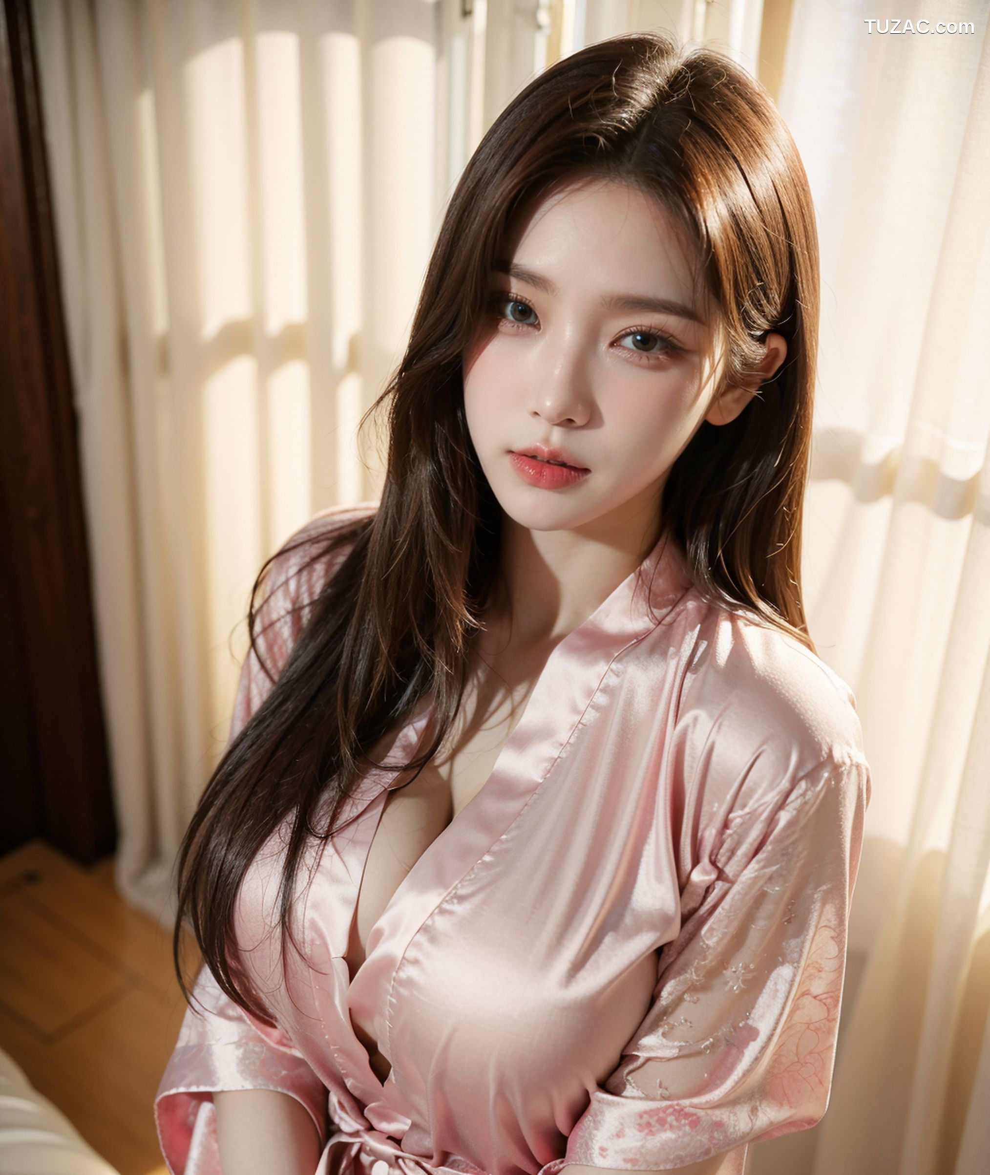 AI美女-拟实-粉色睡衣床上诱惑-18禁