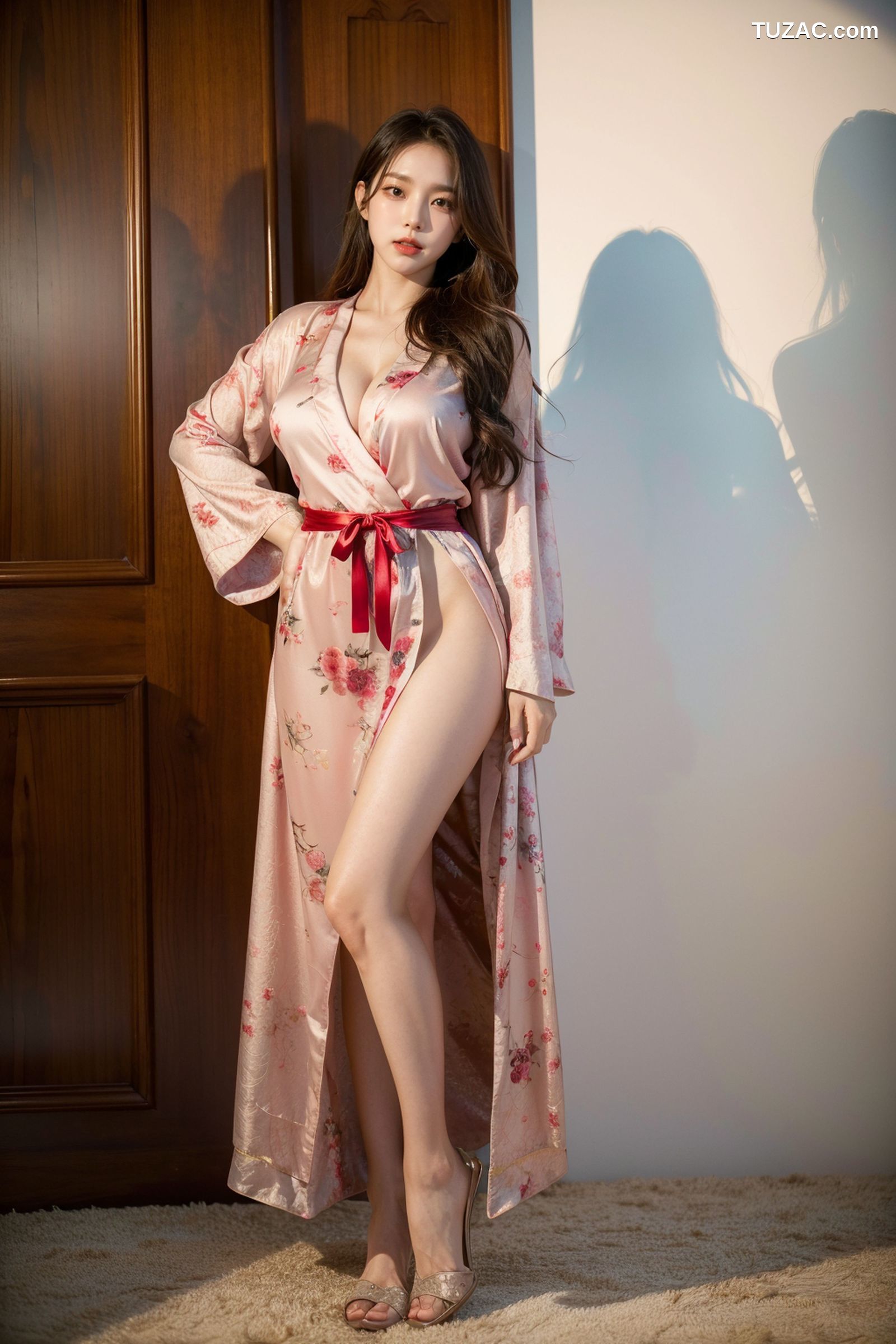 AI美女-拟实-粉色睡衣床上诱惑-18禁