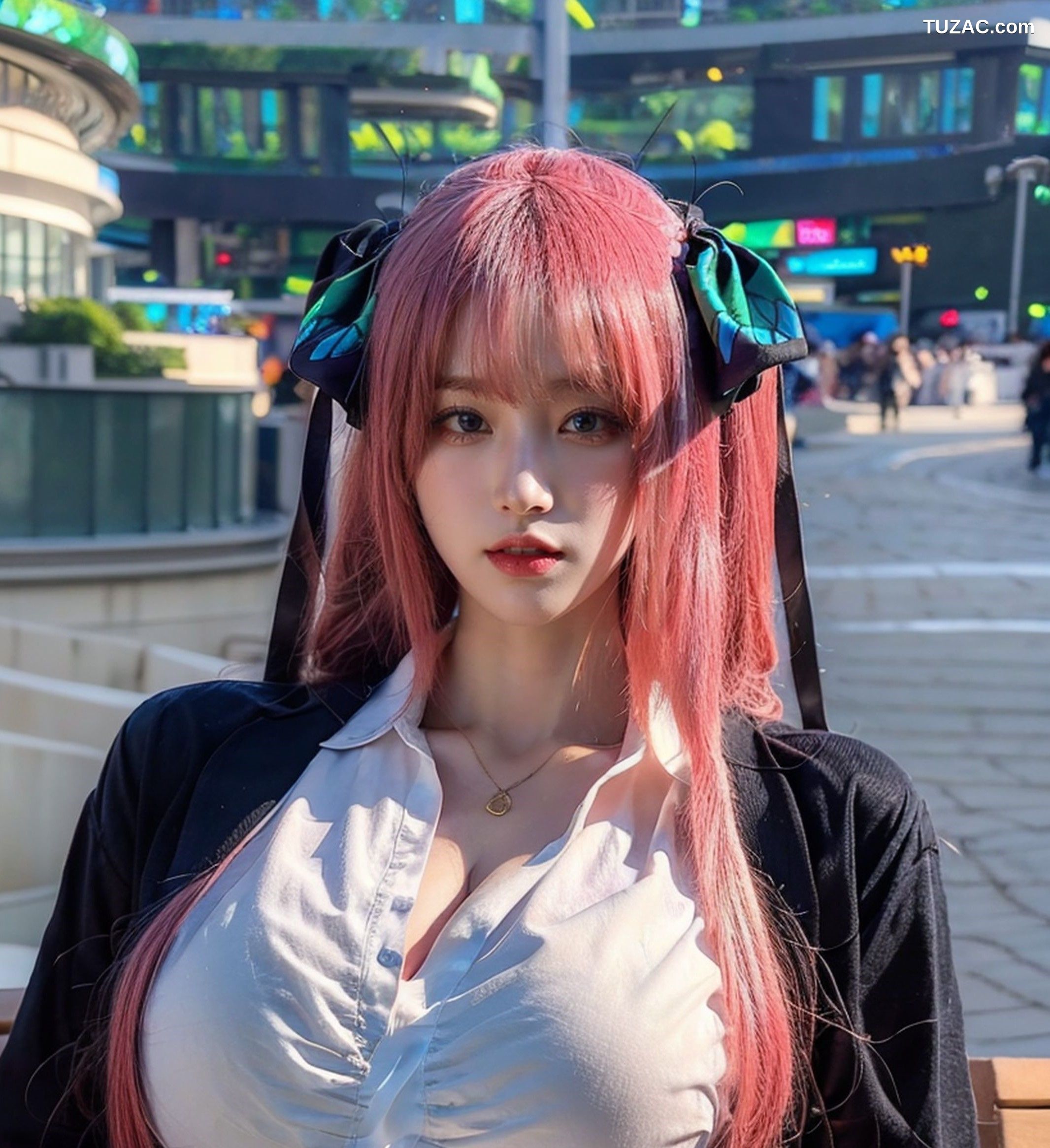 AI美女-拟实-红发Coser