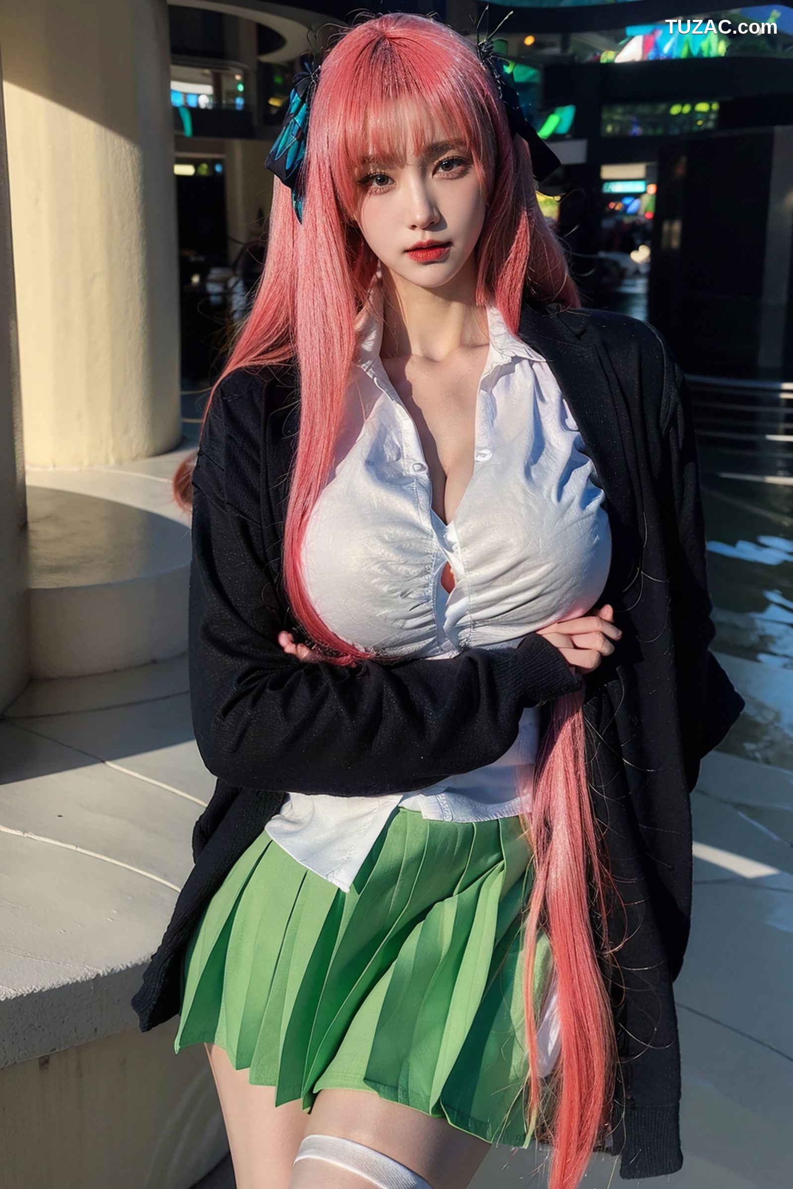 AI美女-拟实-红发Coser