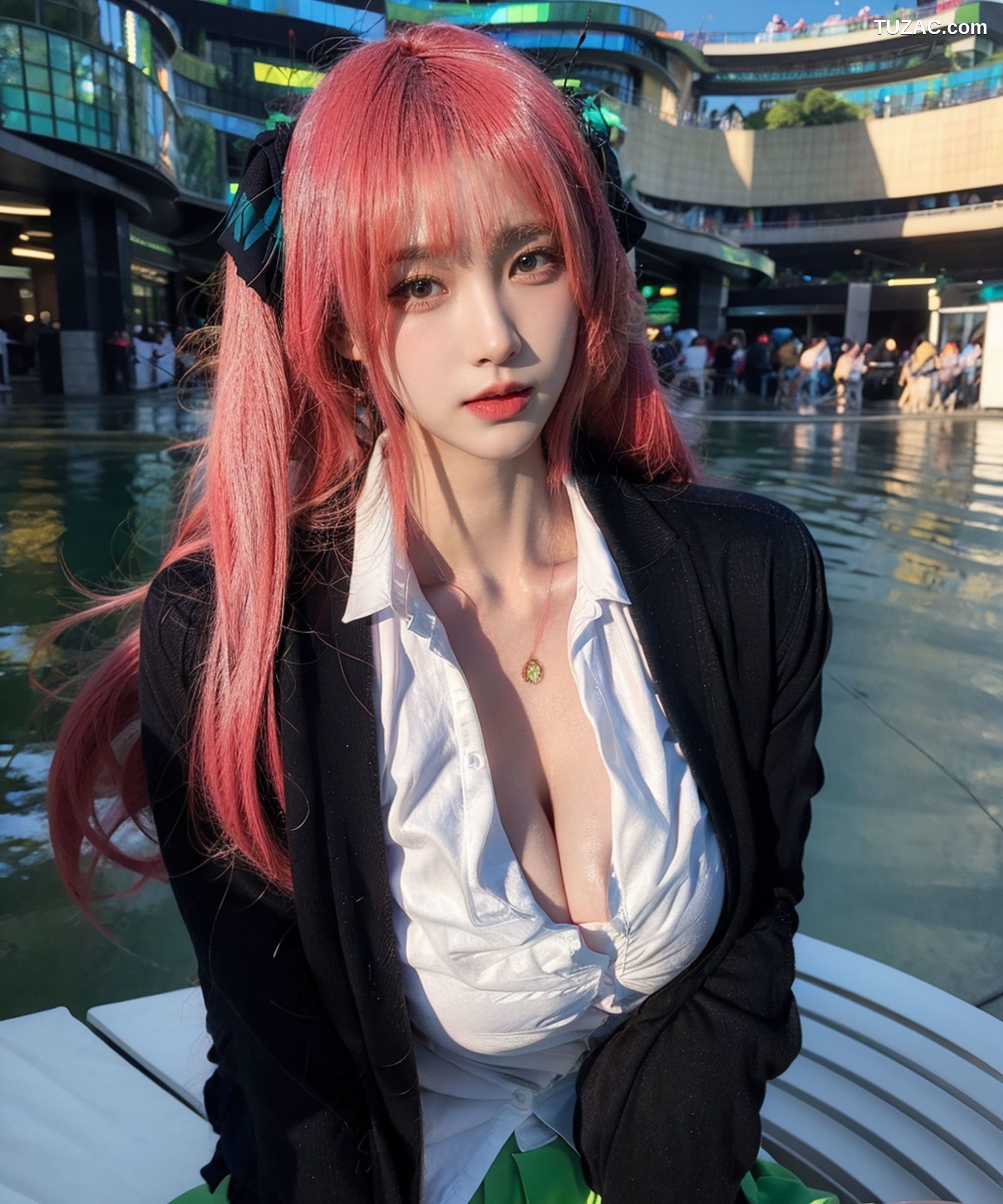 AI美女-拟实-红发Coser