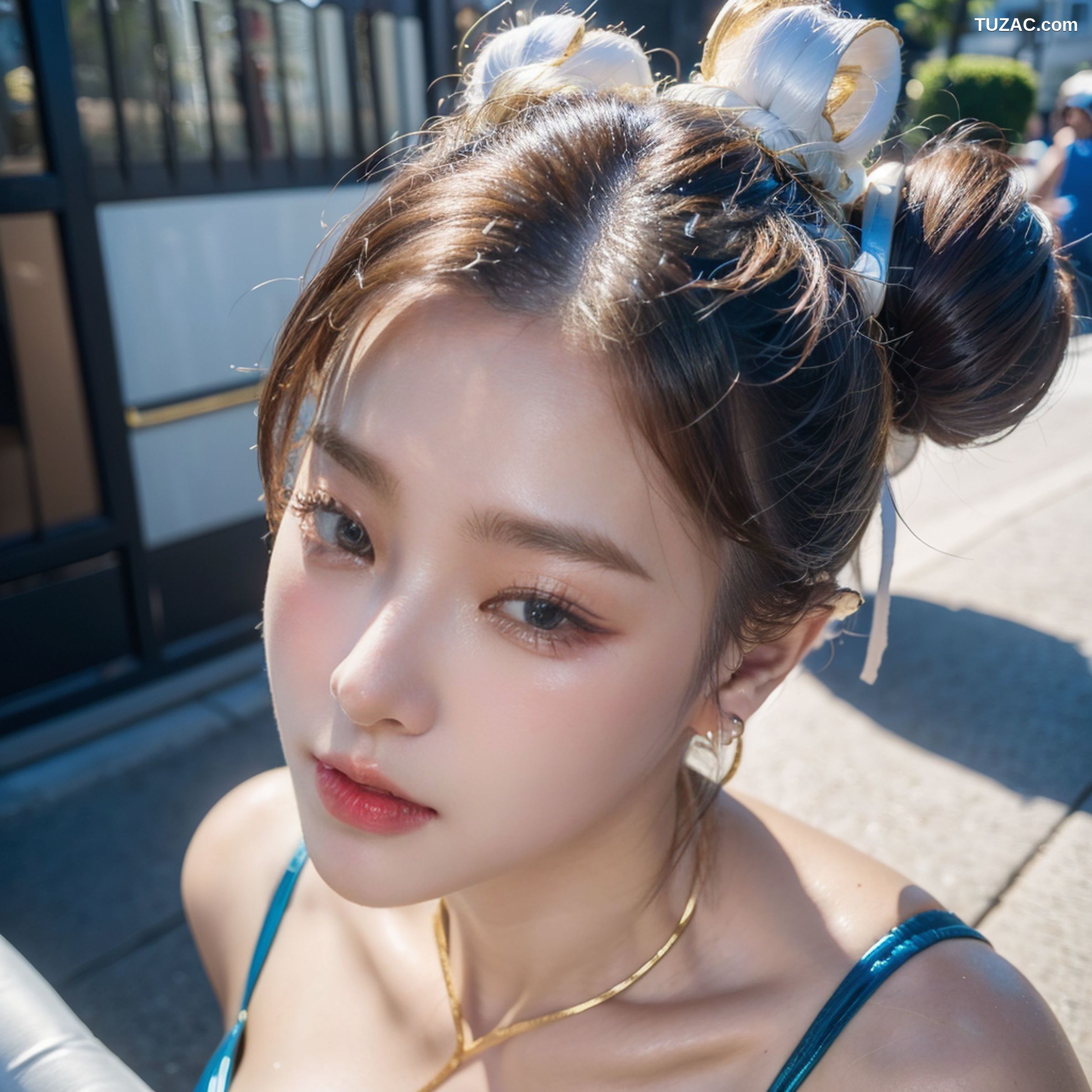 AI美女-拟实-街头霸王春丽街拍-纯净版