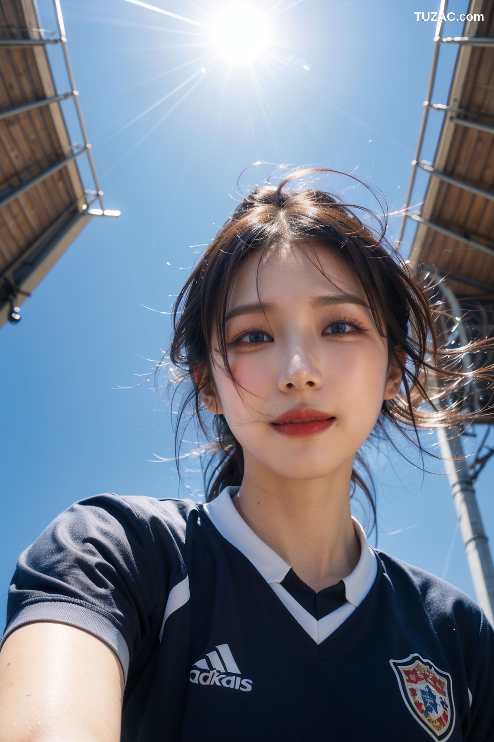 AI美女-拟实-足球宝贝-绿茵场