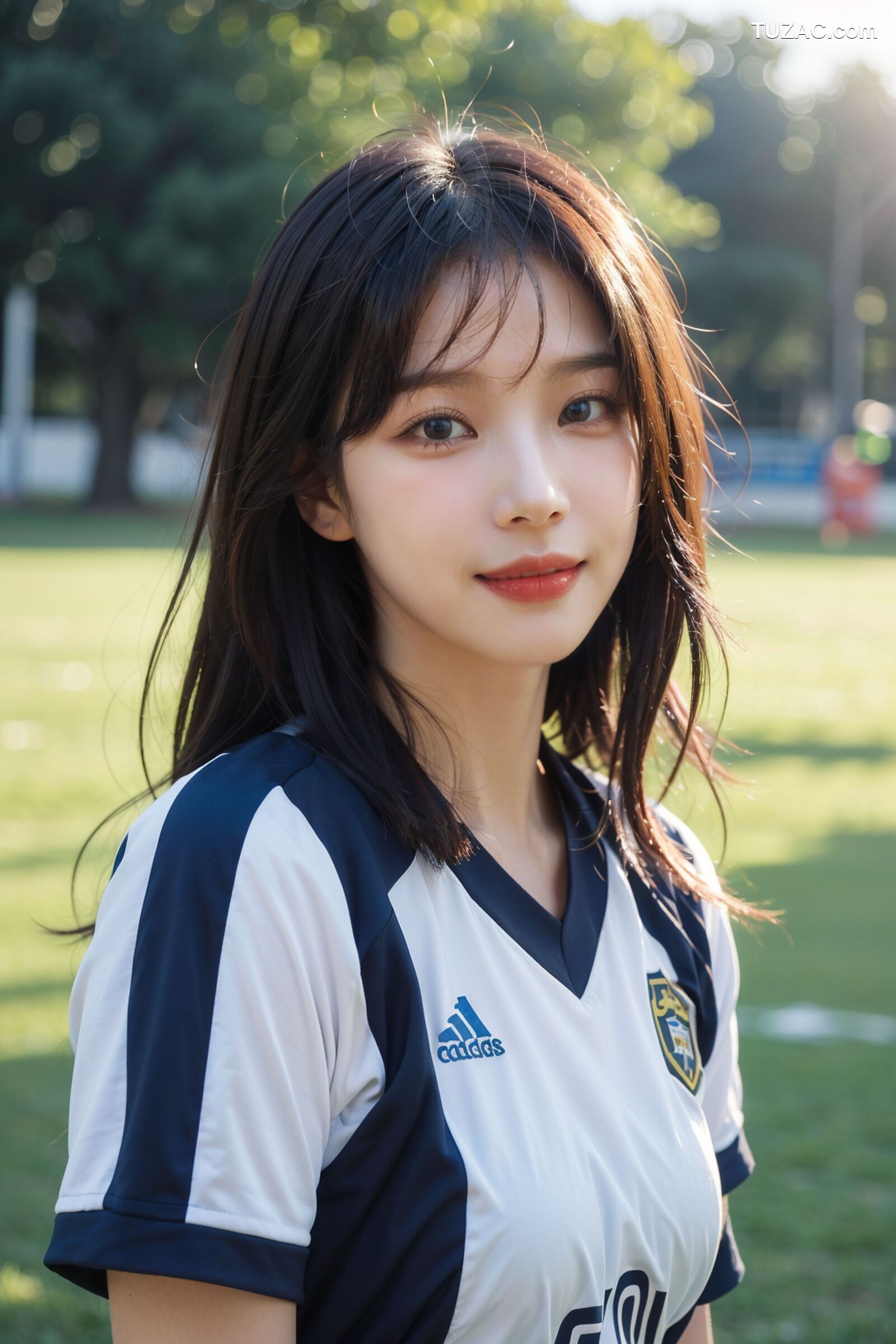 AI美女-拟实-足球宝贝-绿茵场