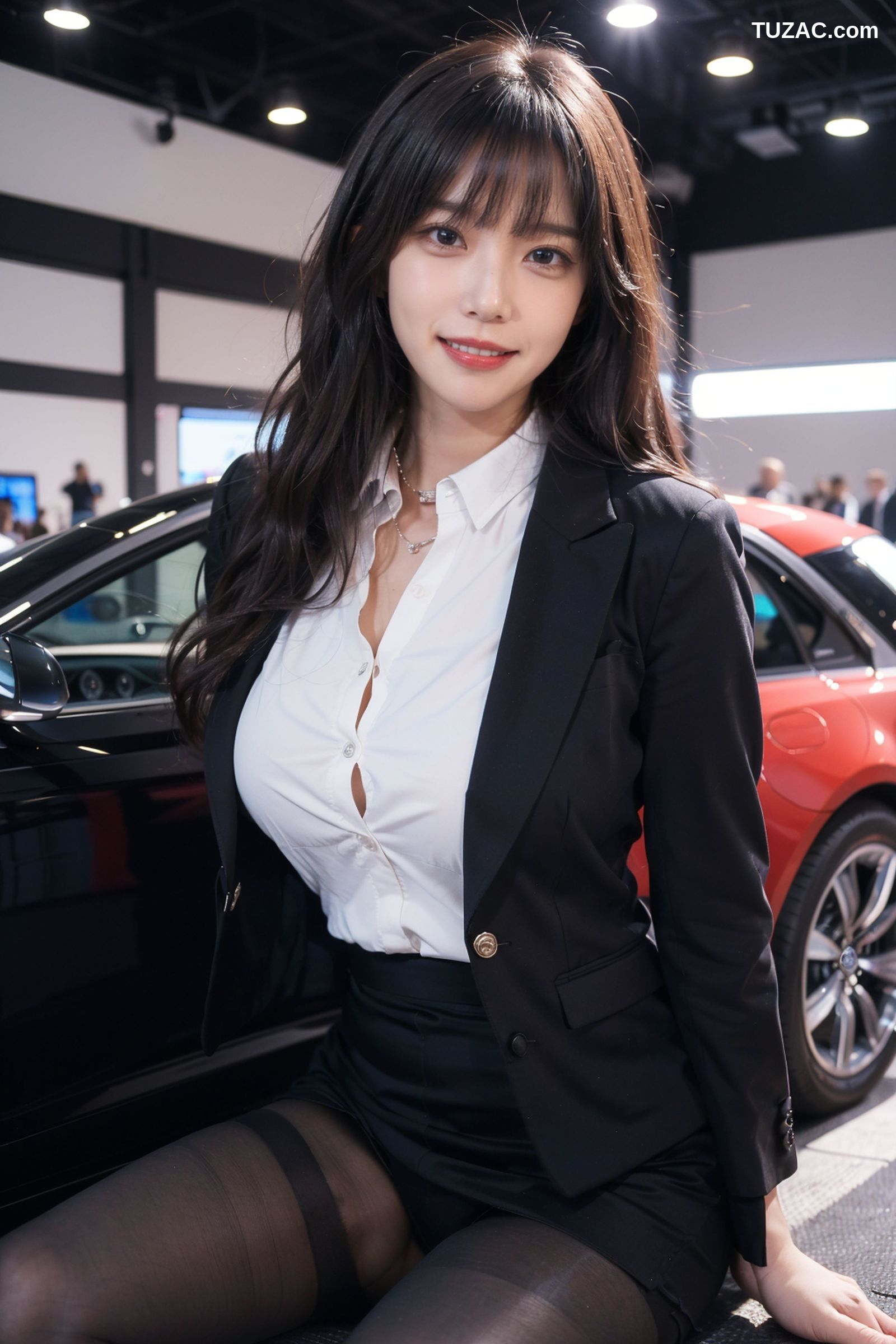 AI美女-拟实-车展美女-大尺度