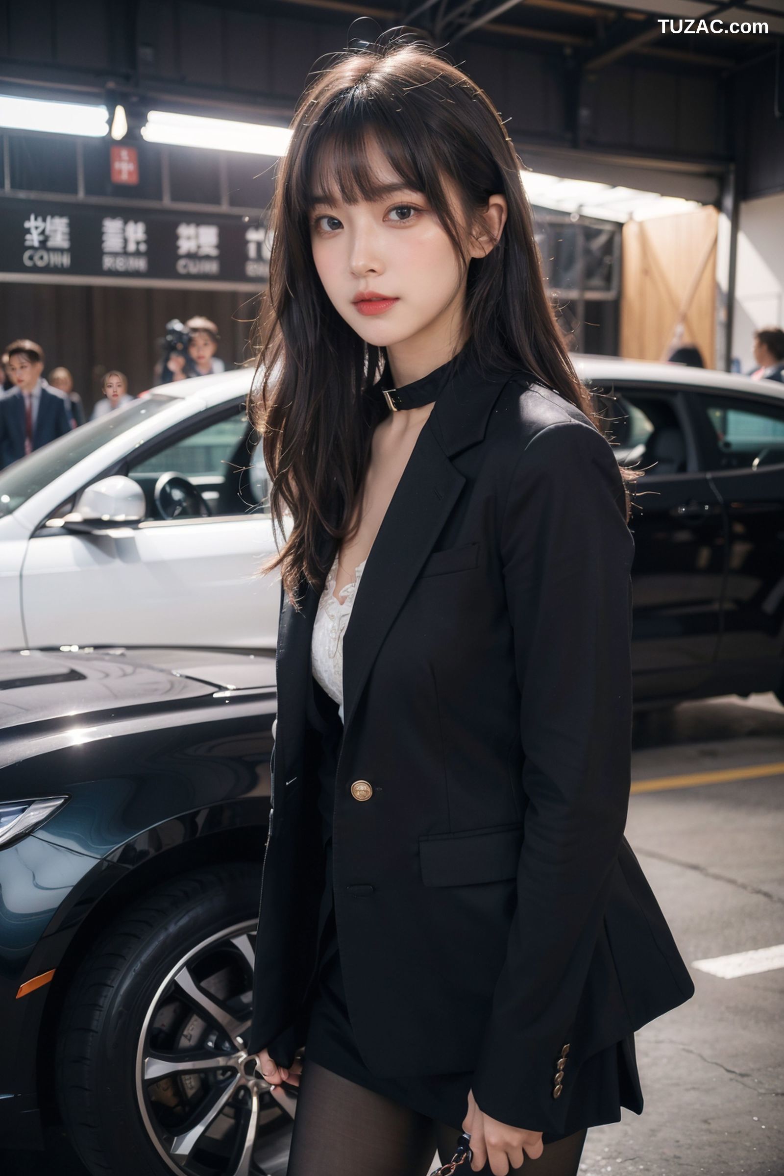 AI美女-拟实-车展美女-大尺度