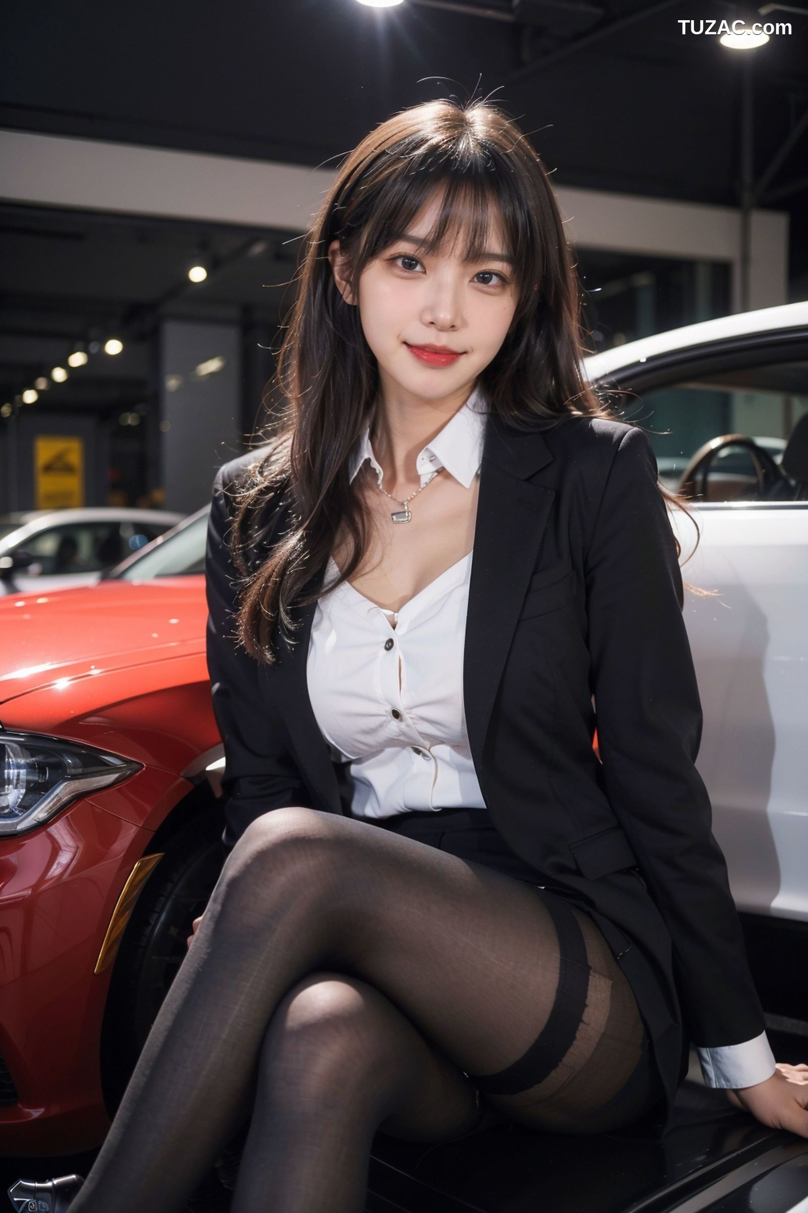 AI美女-拟实-车展美女-大尺度