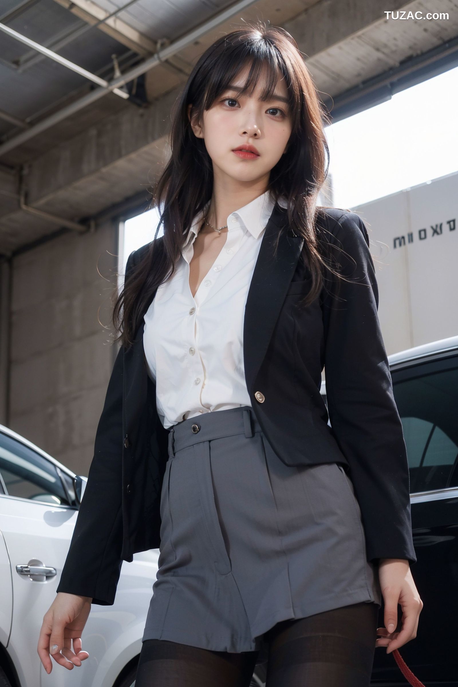 AI美女-拟实-车展美女-大尺度