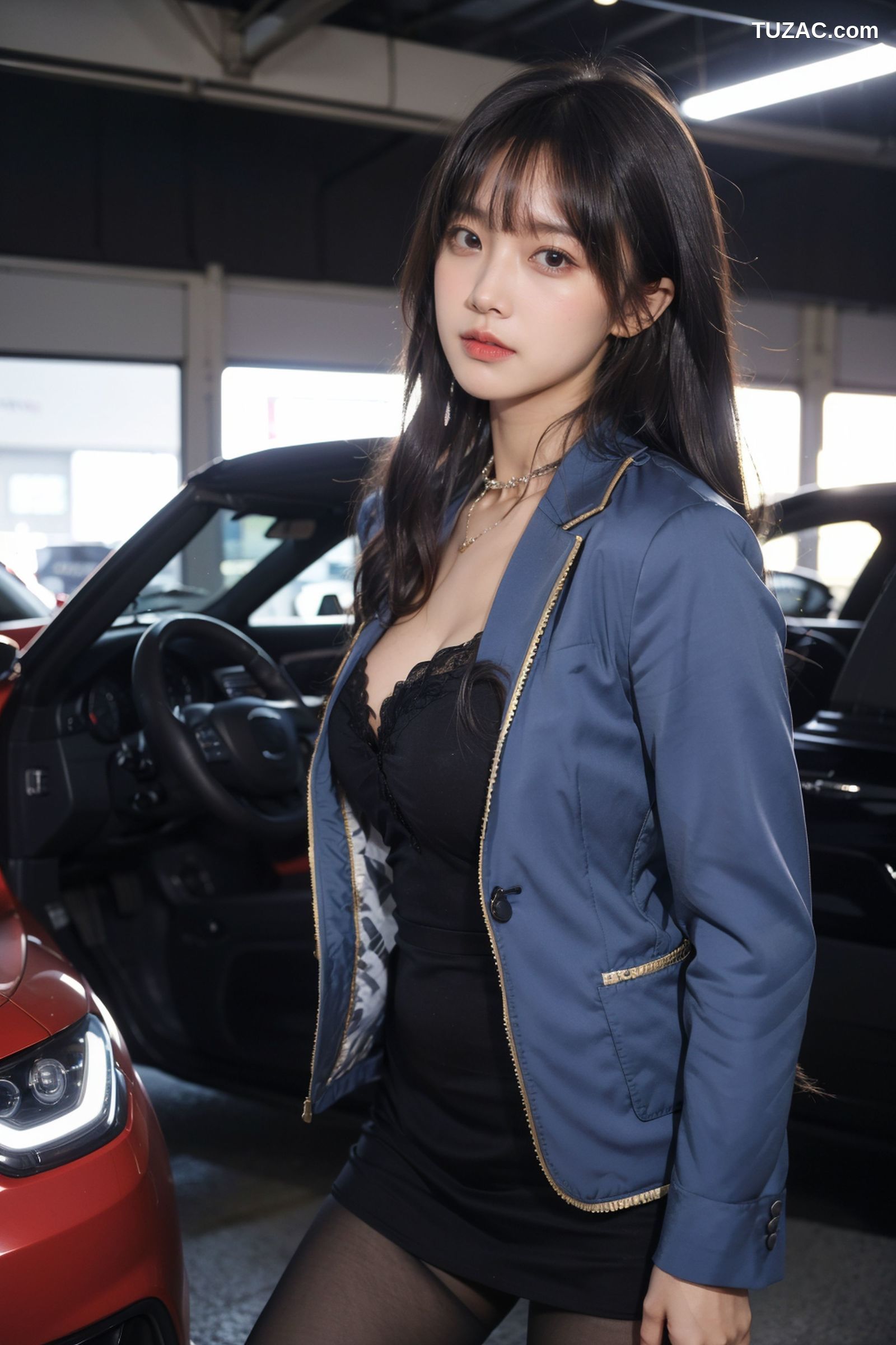 AI美女-拟实-车展美女-大尺度