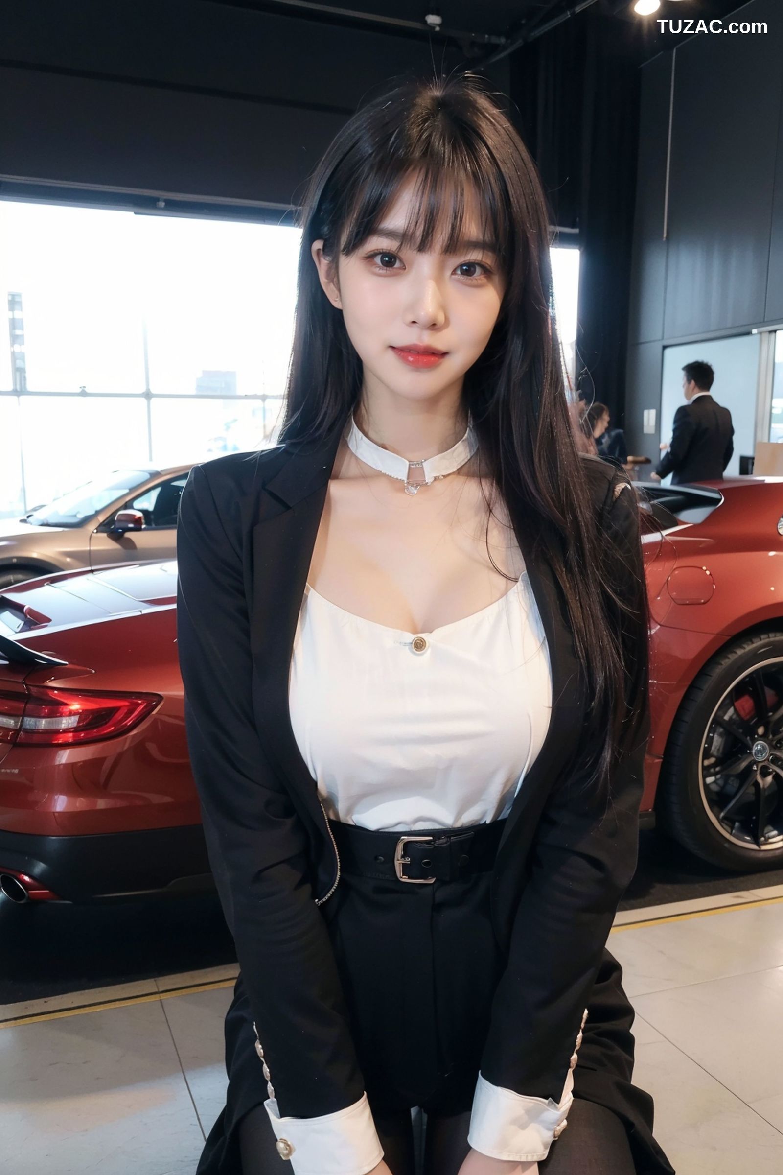 AI美女-拟实-车展美女-大尺度