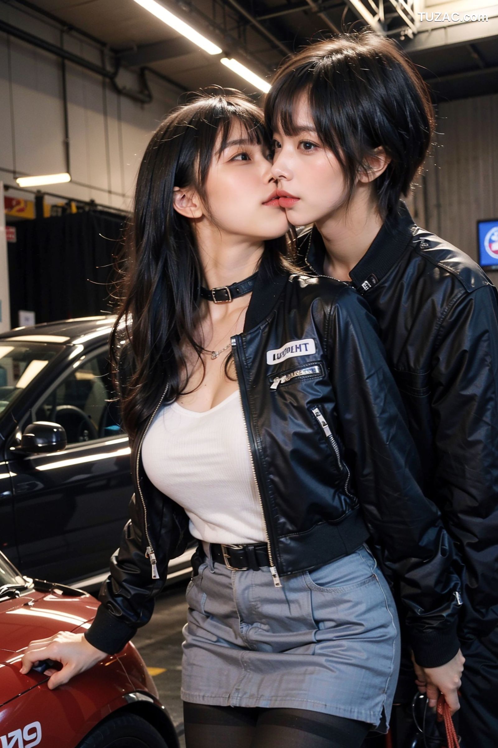 AI美女-拟实-车展美女-大尺度