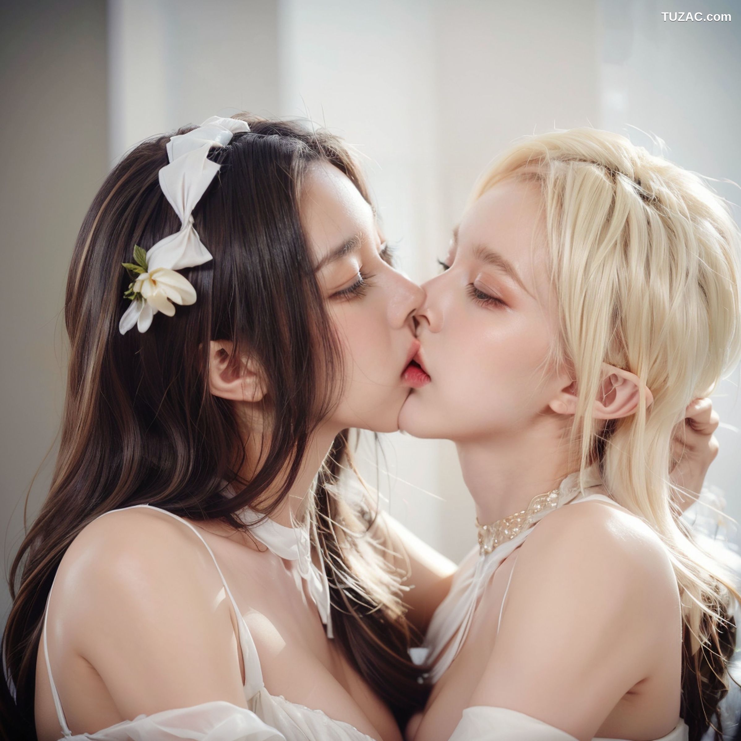 AI美女-拟实-金发精灵美少女-18禁