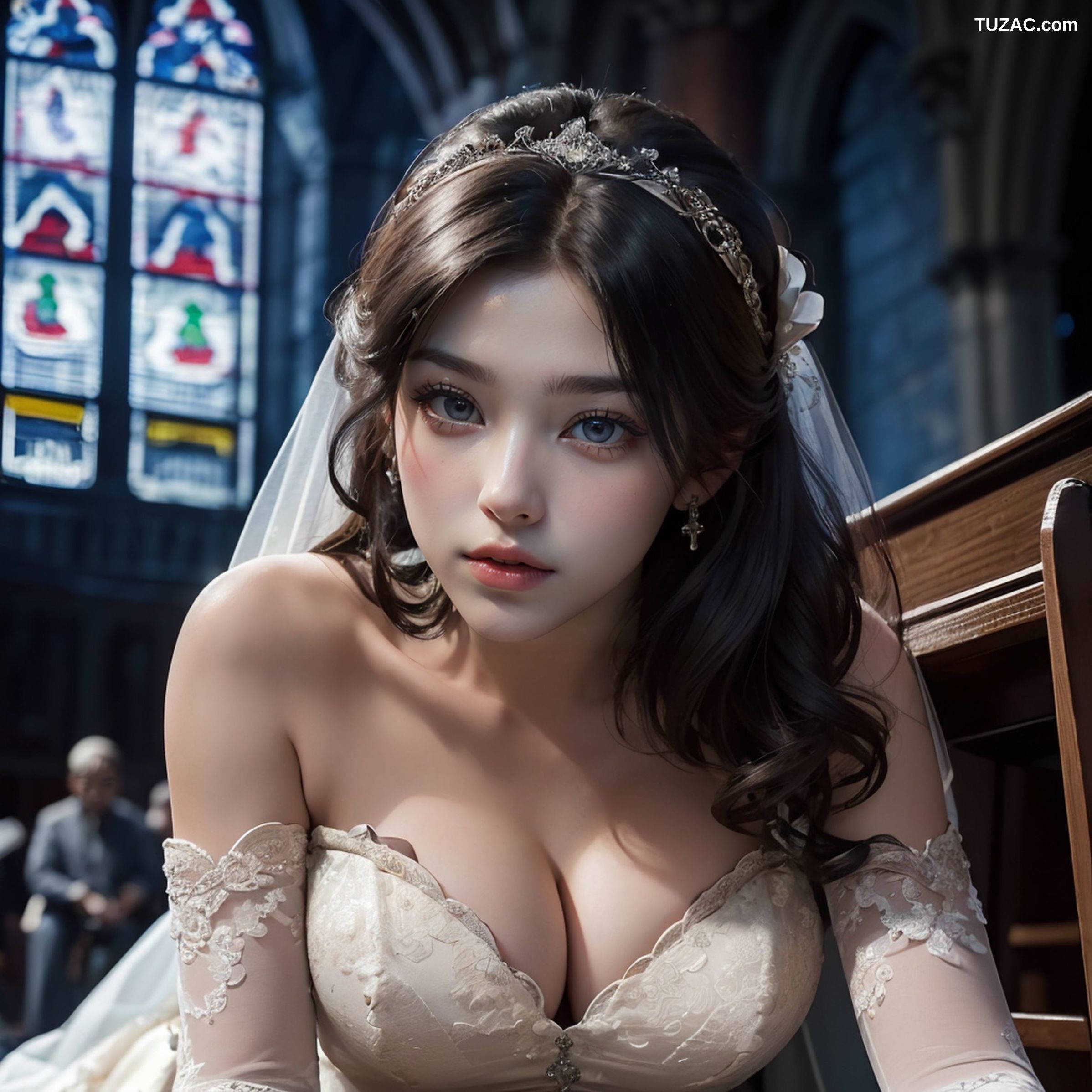 AI美女-教堂淫乱婚礼-Wedding-口交篇-18禁